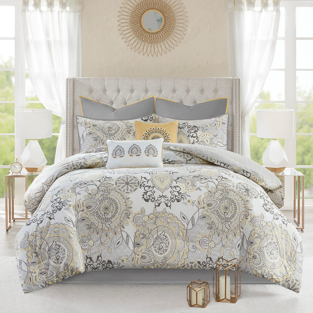 Isla 8 Piece Reversible Comforter Set Comforter Sets By JLA HOME/Olliix (E & E Co., Ltd)