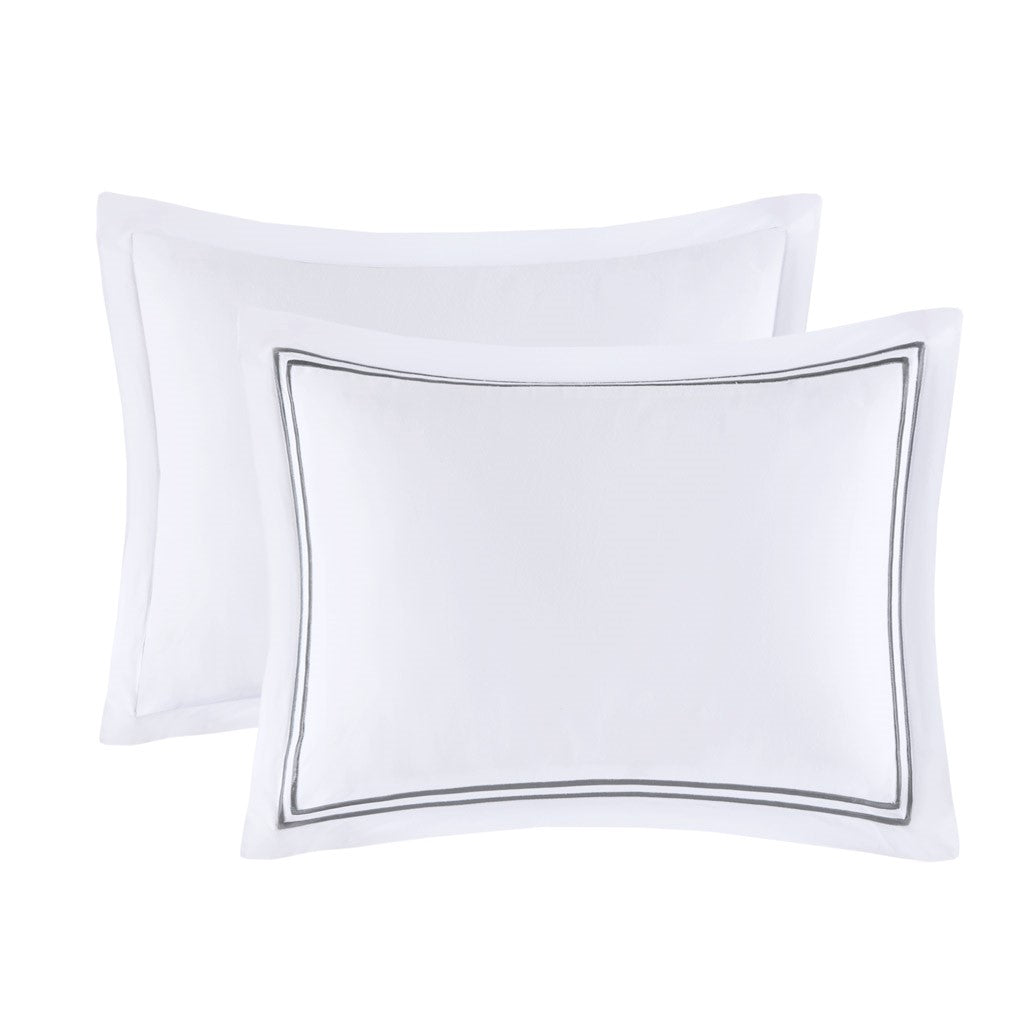 100% Cotton Sateen Embroidered 5 Piece Comforter Set Comforter Sets By JLA HOME/Olliix (E & E Co., Ltd)