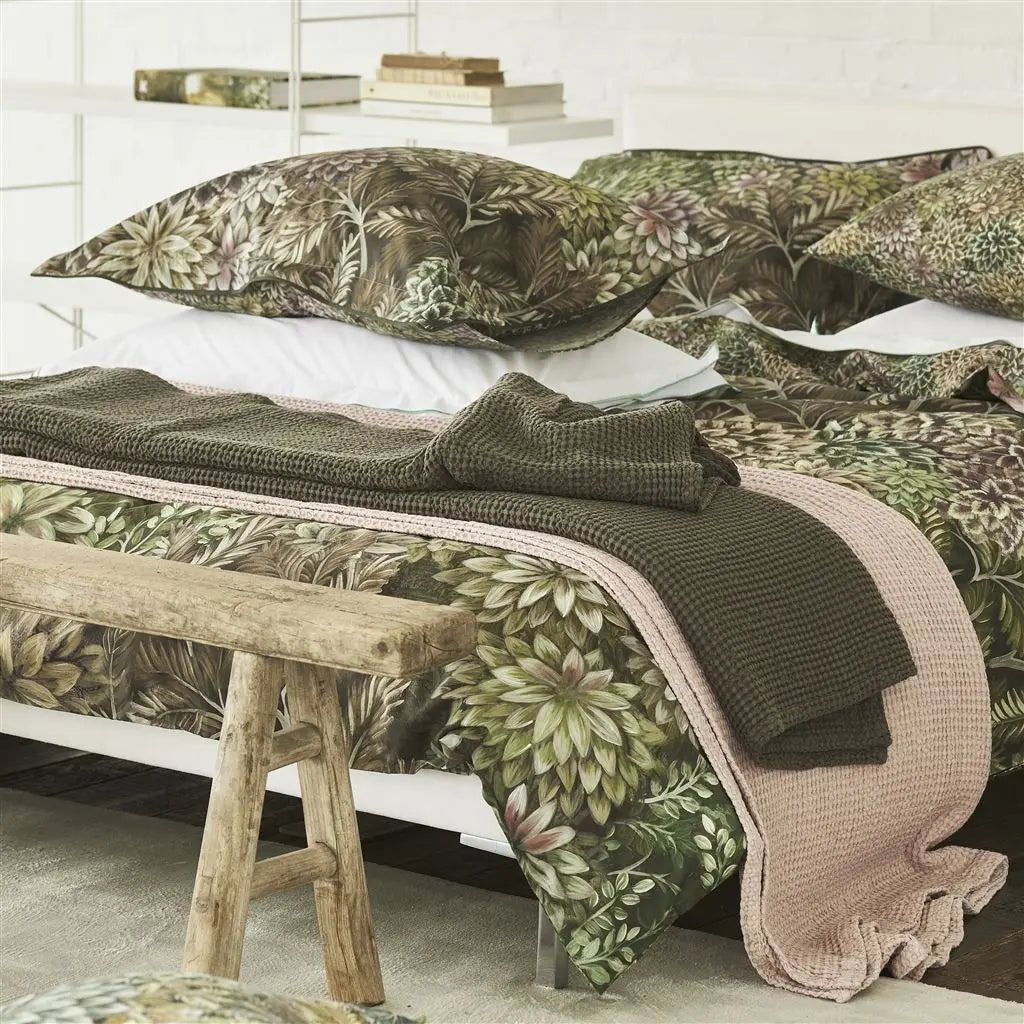 Alba Cotton Throw Throws By Designers Guild
