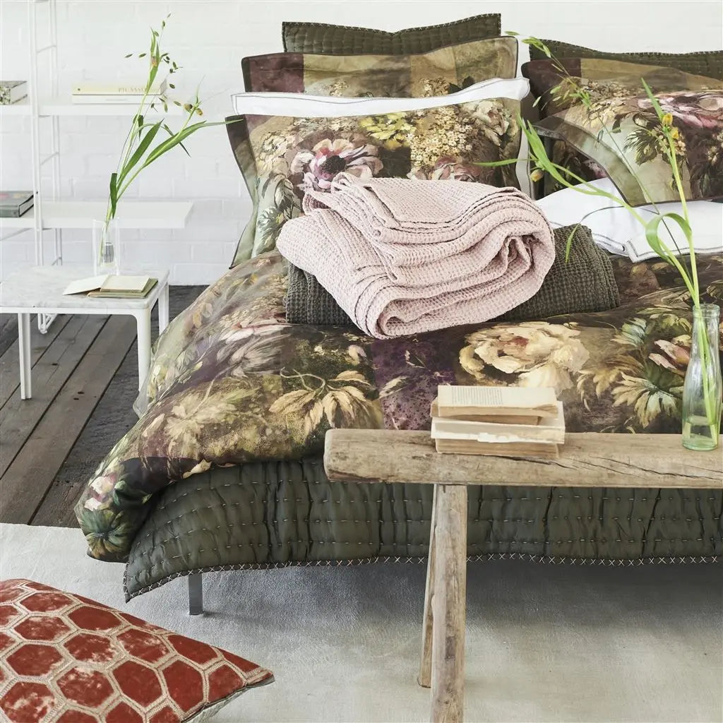 Alba Cotton Throw Throws By Designers Guild