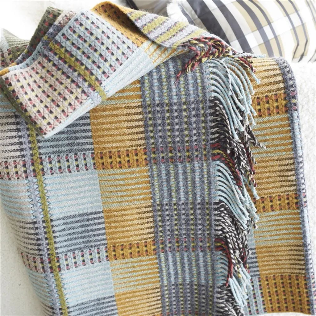 Tasara Woven Throw Throws By Designers Guild