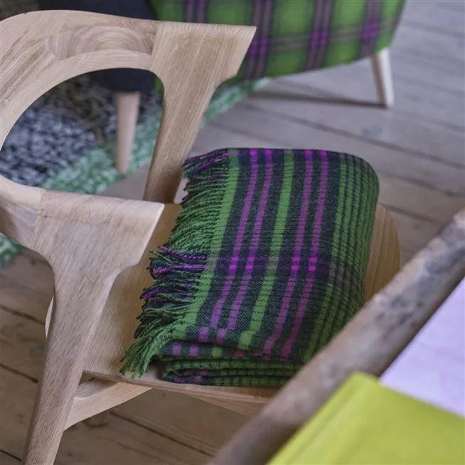 Delamere Wool Throw Throws By Designers Guild