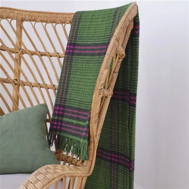 Delamere Wool Throw Throws By Designers Guild