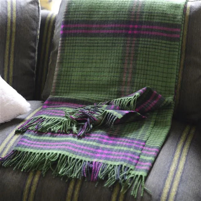 Delamere Wool Throw Throws By Designers Guild