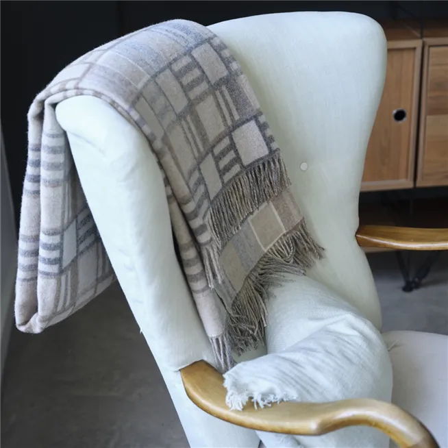 Bainbridge Woolen Throw Throws By Designers Guild