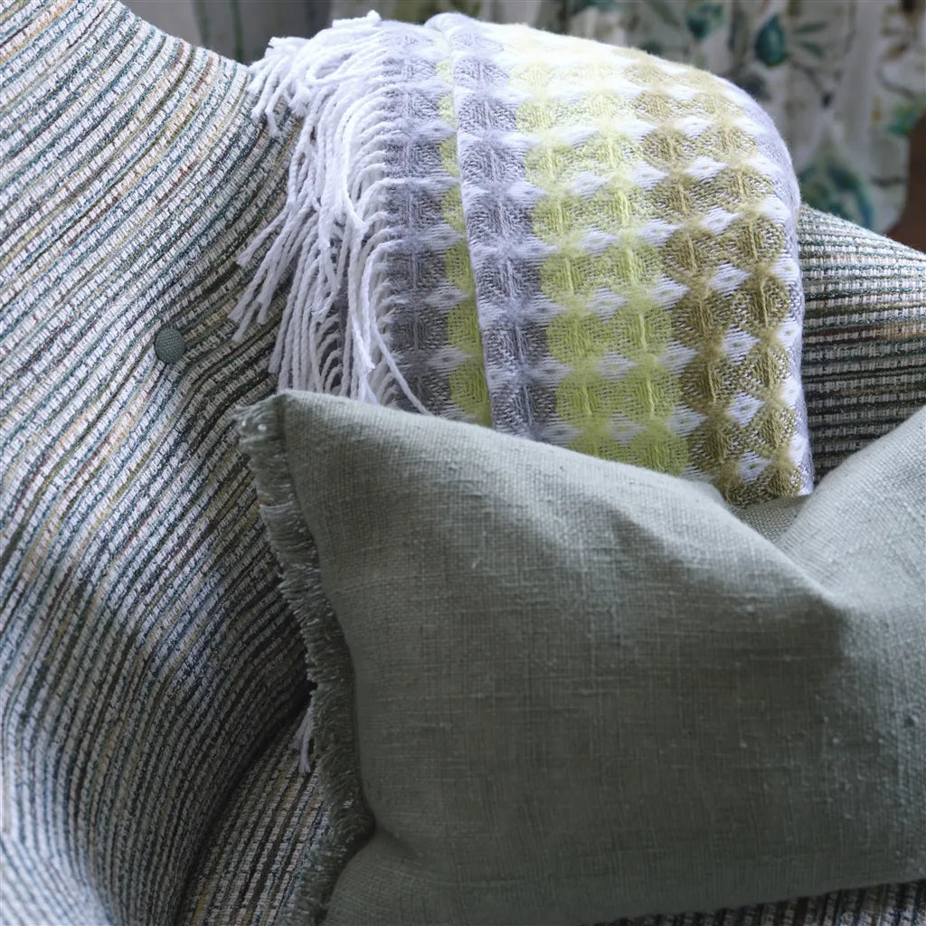 Santerno Chunky Wafle Weave Throw Throws By Designers Guild