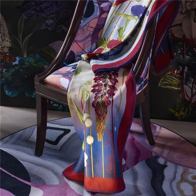 Amytis Floral Throw Throws By Designers Guild