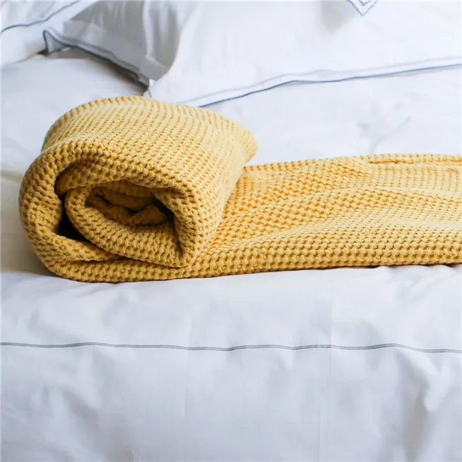 Alba Cotton Throw Throws By Designers Guild