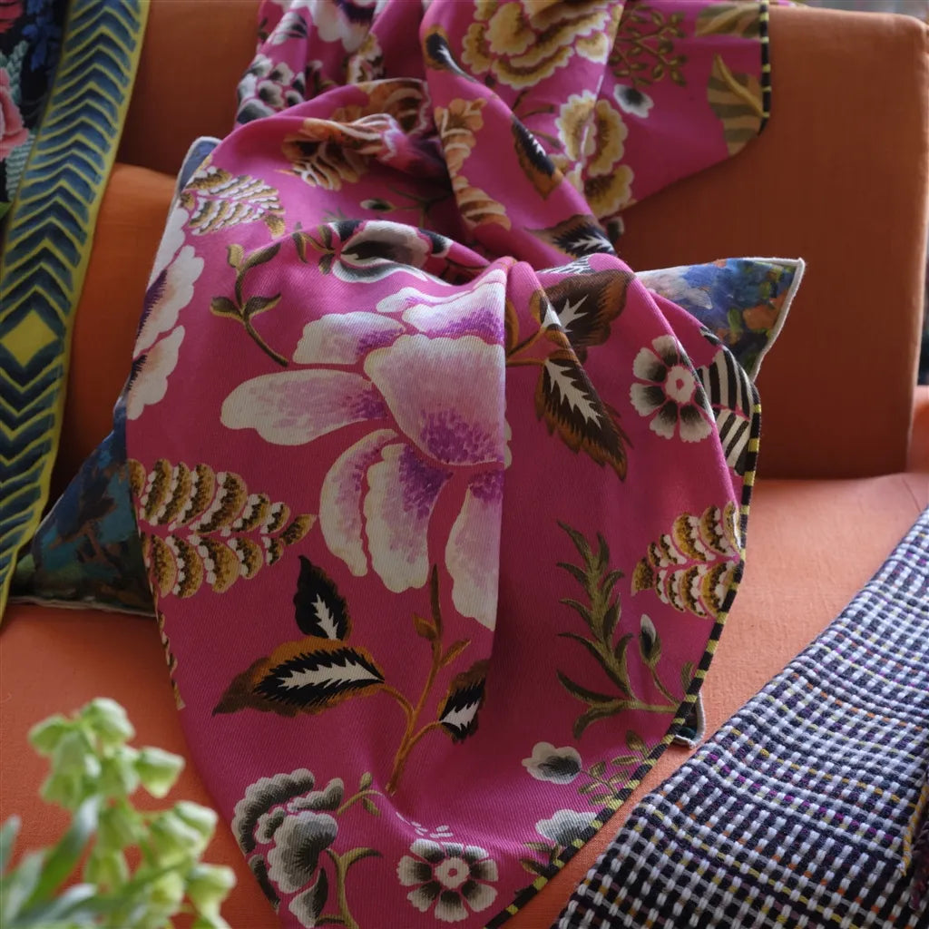 Rose De Damas Throw Throws By Designers Guild