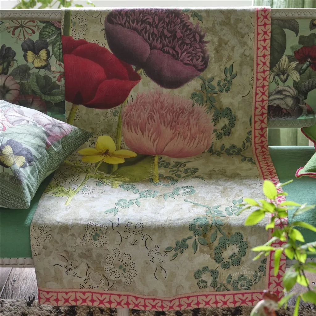 Poppy Study Throw Throws By Designers Guild