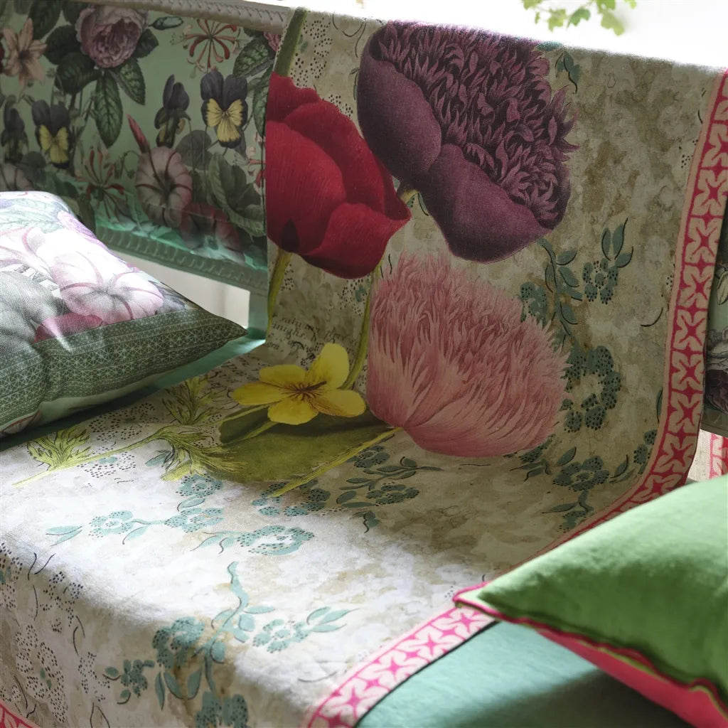 Poppy Study Throw Throws By Designers Guild