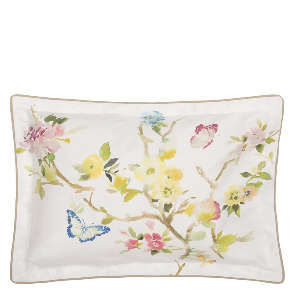 Fiore D'Acqua Peony Sham Sham By Designers Guild