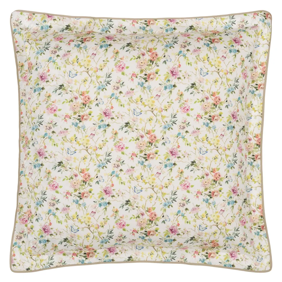 Fiore D'Acqua Peony Euro Sham Euro Sham By Designers Guild