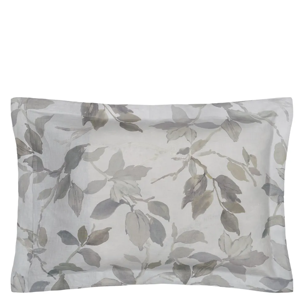 Fleurs Blanche Platinum Sham Sham By Designers Guild
