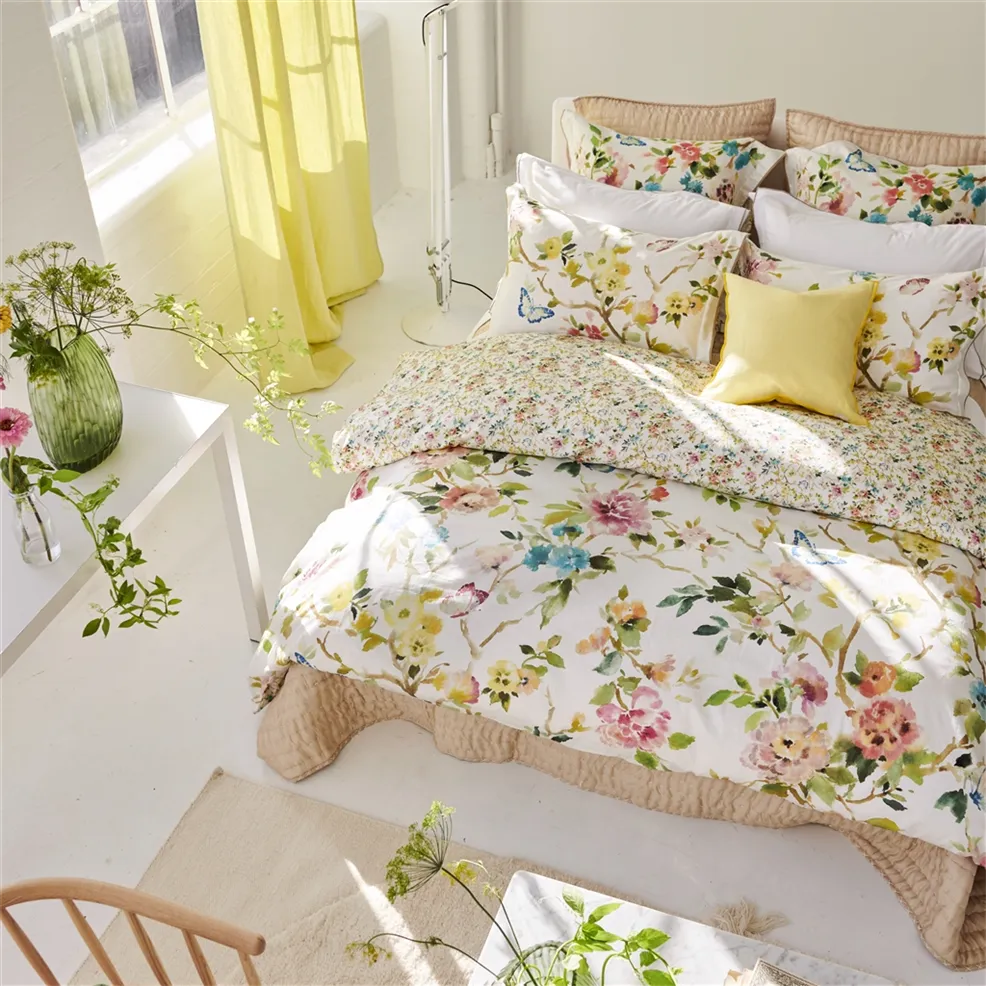 Fiore D'Acqua Peony Duvet Cover Duvet Covers By Designers Guild