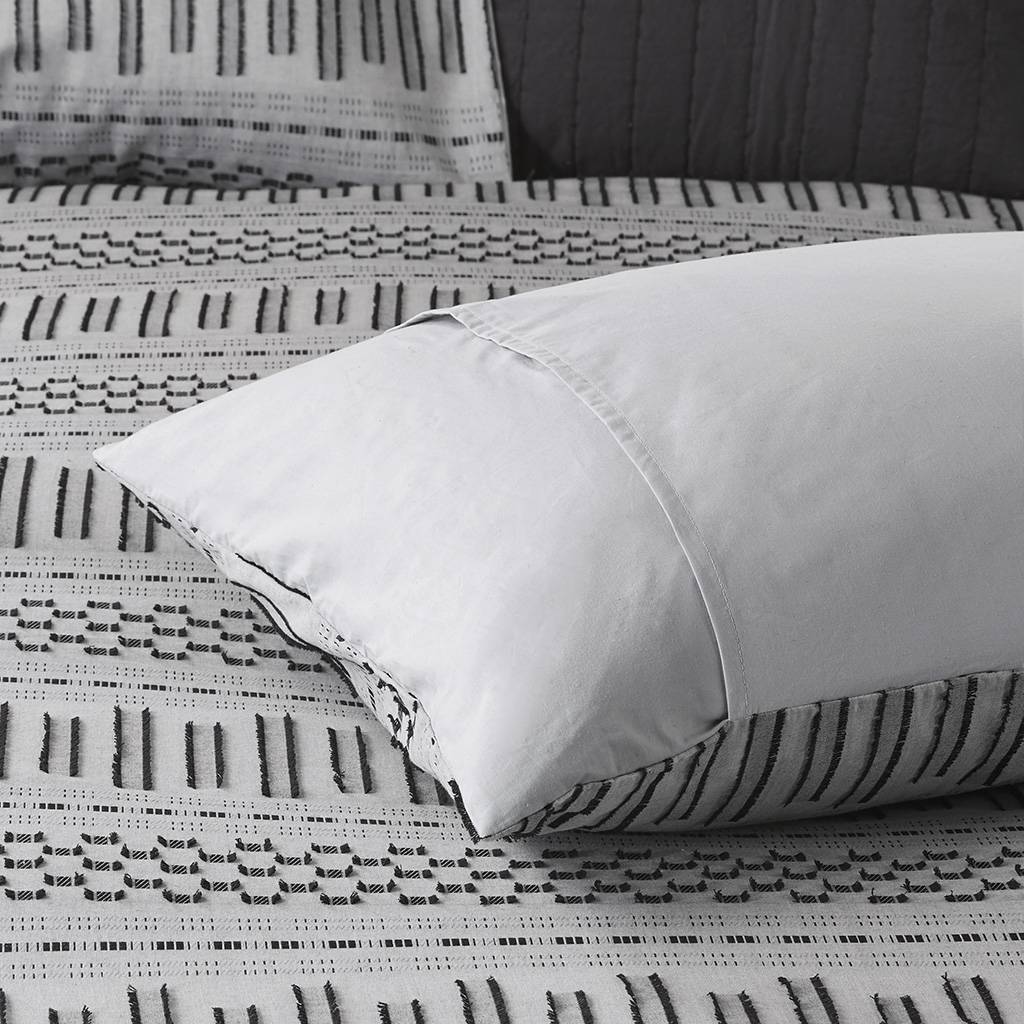 Rhea Cotton Jacquard 3 Piece Comforter Set Comforter Sets By JLA HOME/Olliix (E & E Co., Ltd)