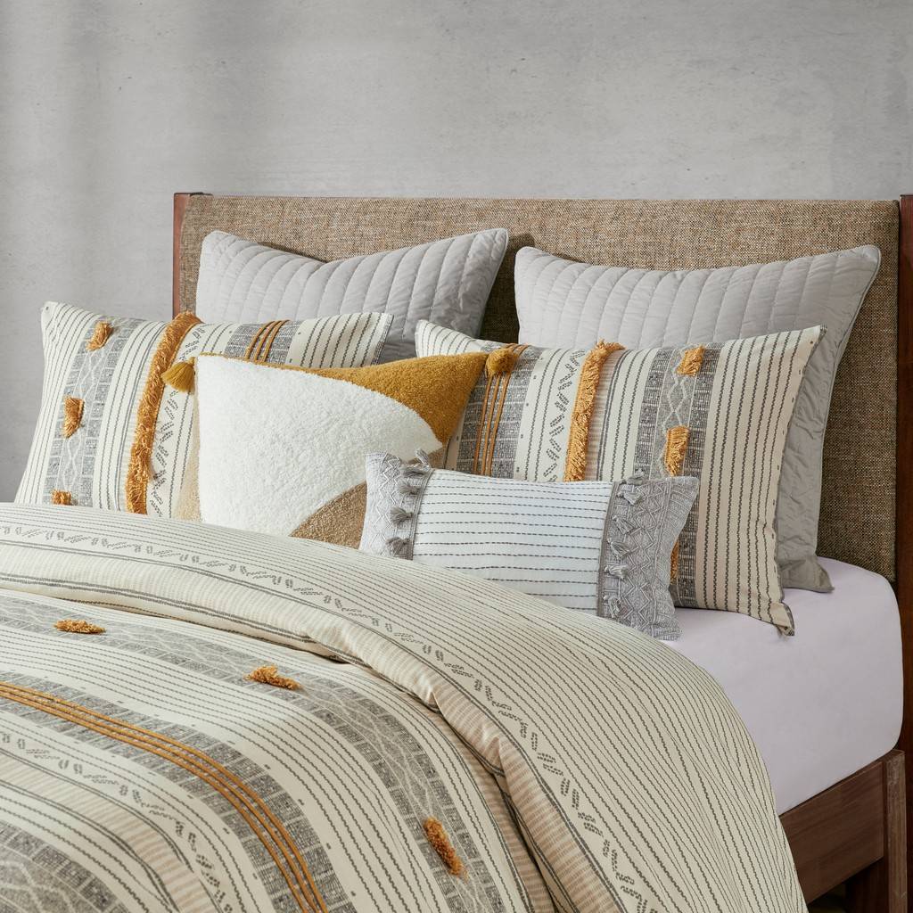 Perry 3 Piece Cotton Comforter Set Comforter Sets By JLA HOME/Olliix (E & E Co., Ltd)