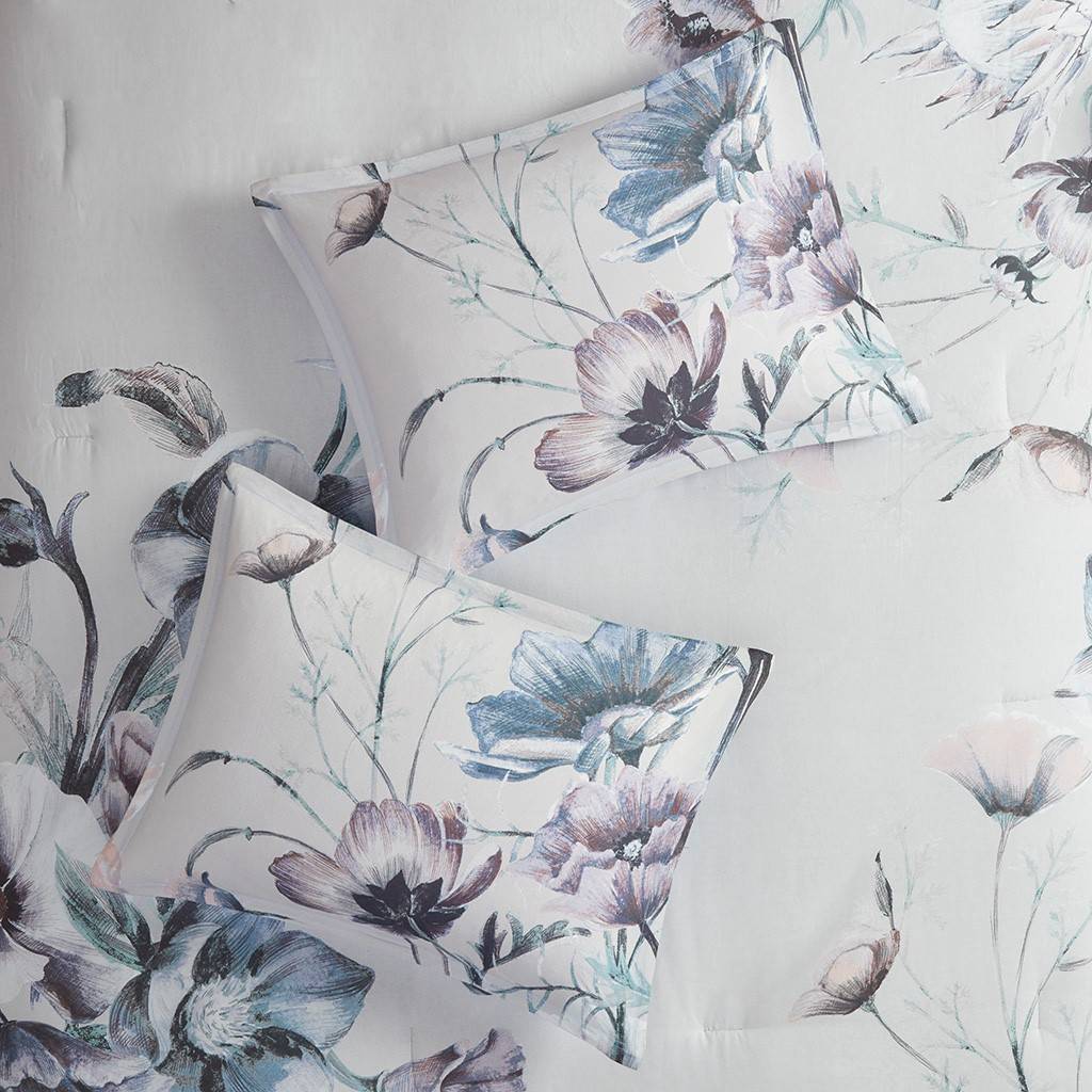 Cassandra 8 Piece Cotton Printed Comforter Set Comforter Sets By JLA HOME/Olliix (E & E Co., Ltd)