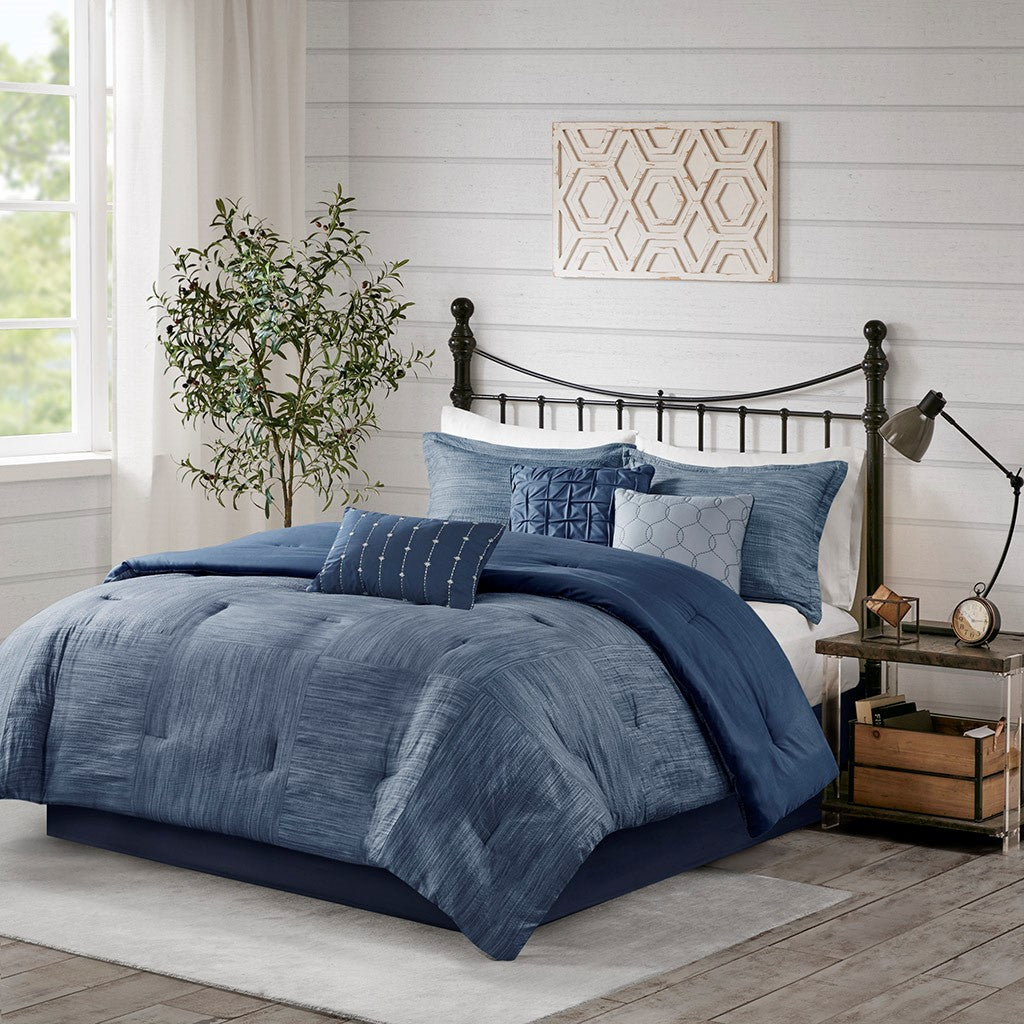 Walter 7 Piece Comforter Set Comforter Sets By JLA HOME/Olliix (E & E Co., Ltd)