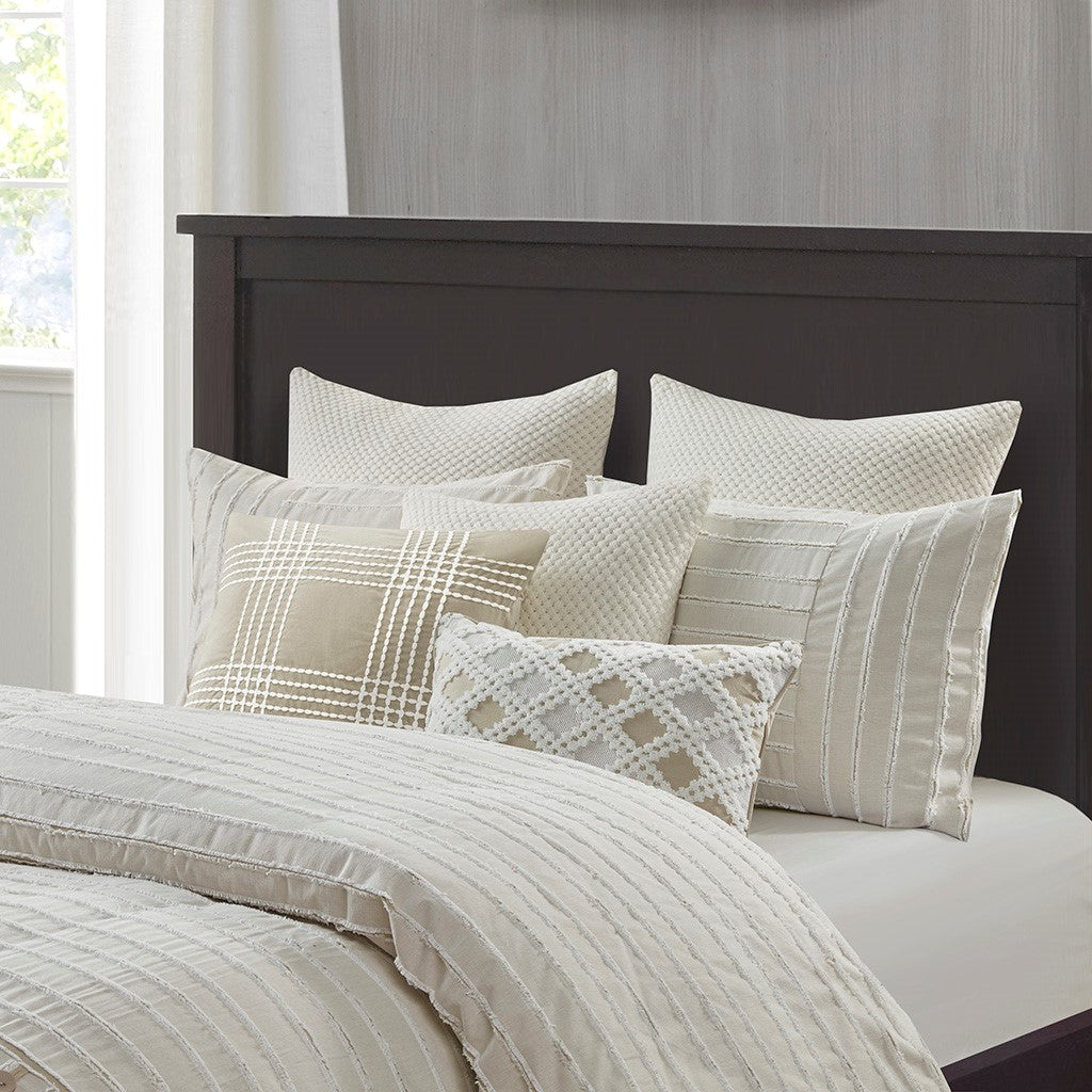 Essence Oversized Cotton Jacquard 9 Piece Comforter Set Comforter Sets By JLA HOME/Olliix (E & E Co., Ltd)