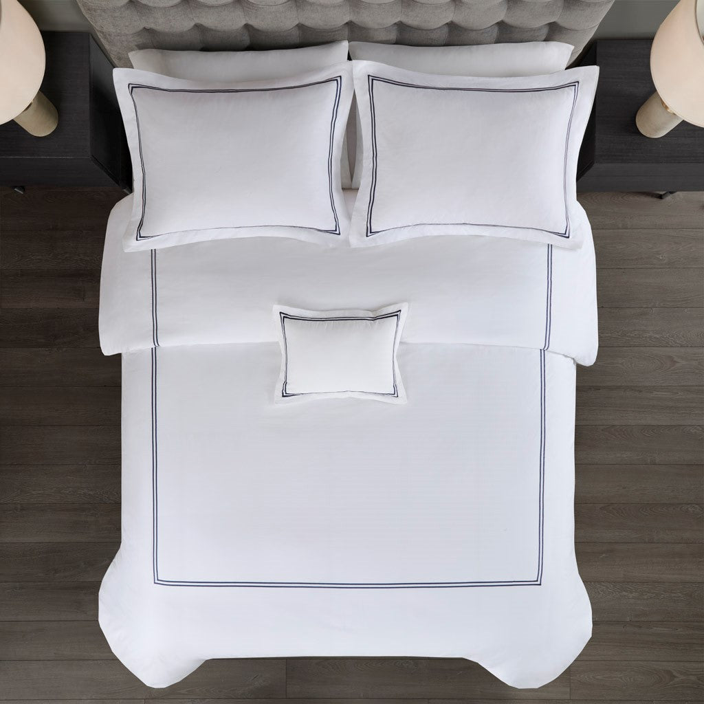 100% Cotton Sateen Embroidered 5 Piece Comforter Set Comforter Sets By JLA HOME/Olliix (E & E Co., Ltd)
