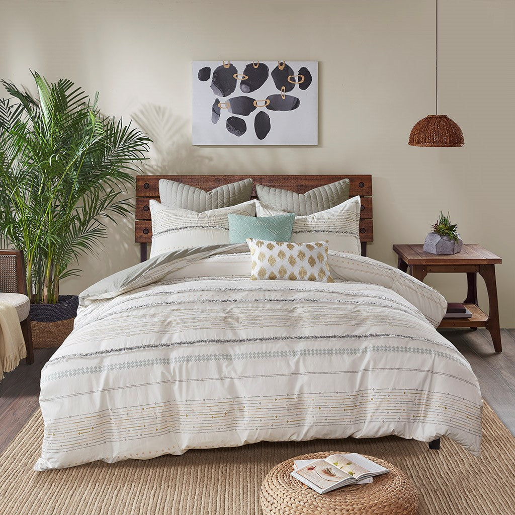 Textile Cotton Printed 3 Piece Comforter Set Comforter Sets By JLA HOME/Olliix (E & E Co., Ltd)
