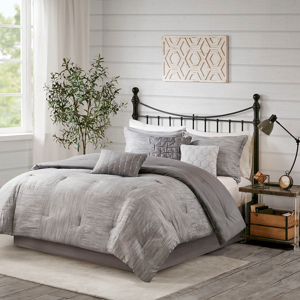 Walter 7 Piece Comforter Set Comforter Sets By JLA HOME/Olliix (E & E Co., Ltd)