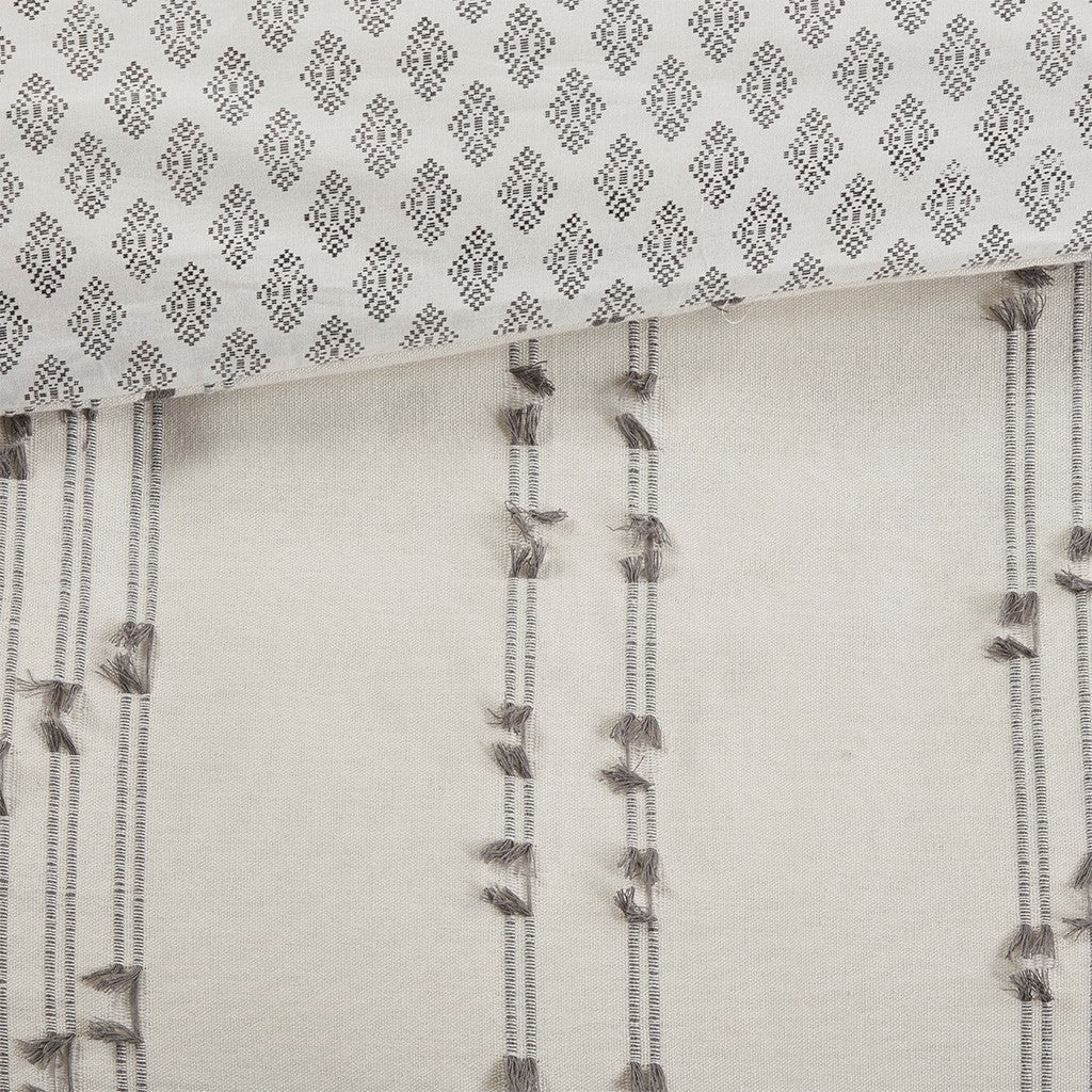 Kara Cotton Jacquard 3 Piece Comforter Set Comforter Sets By JLA HOME/Olliix (E & E Co., Ltd)