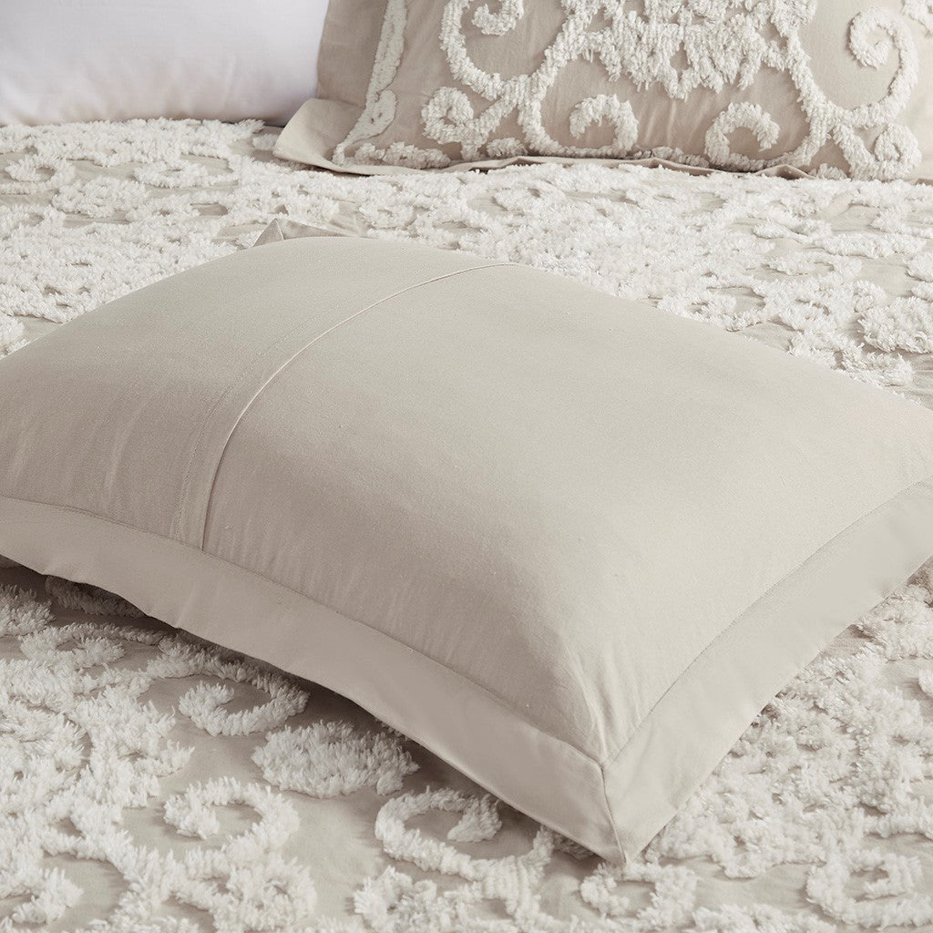 Cayman Taupe 3 Piece Comforter Set Comforter Sets By JLA HOME/Olliix (E & E Co., Ltd)