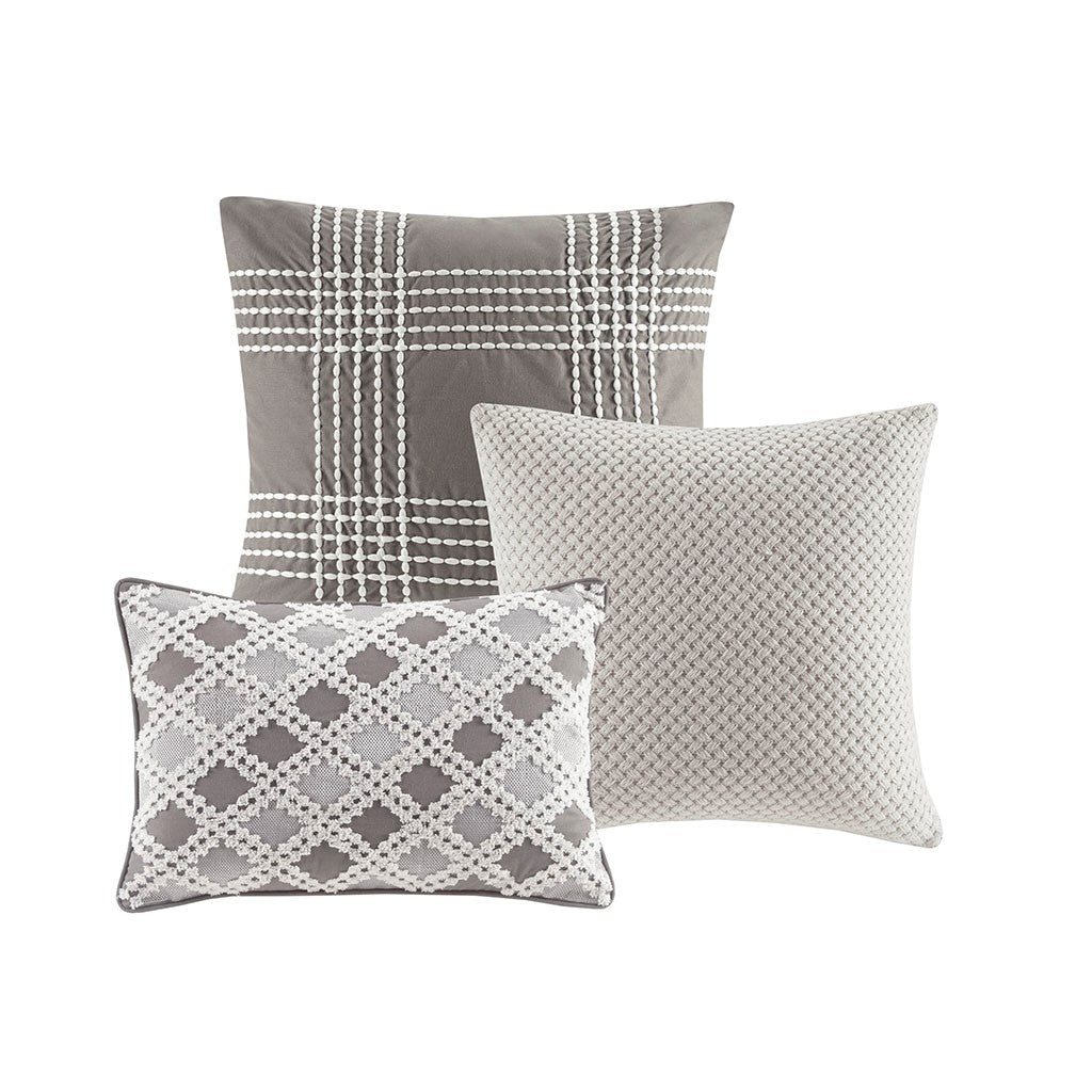 Essence Oversized Cotton Jacquard 9 Piece Comforter Set Comforter Sets By JLA HOME/Olliix (E & E Co., Ltd)
