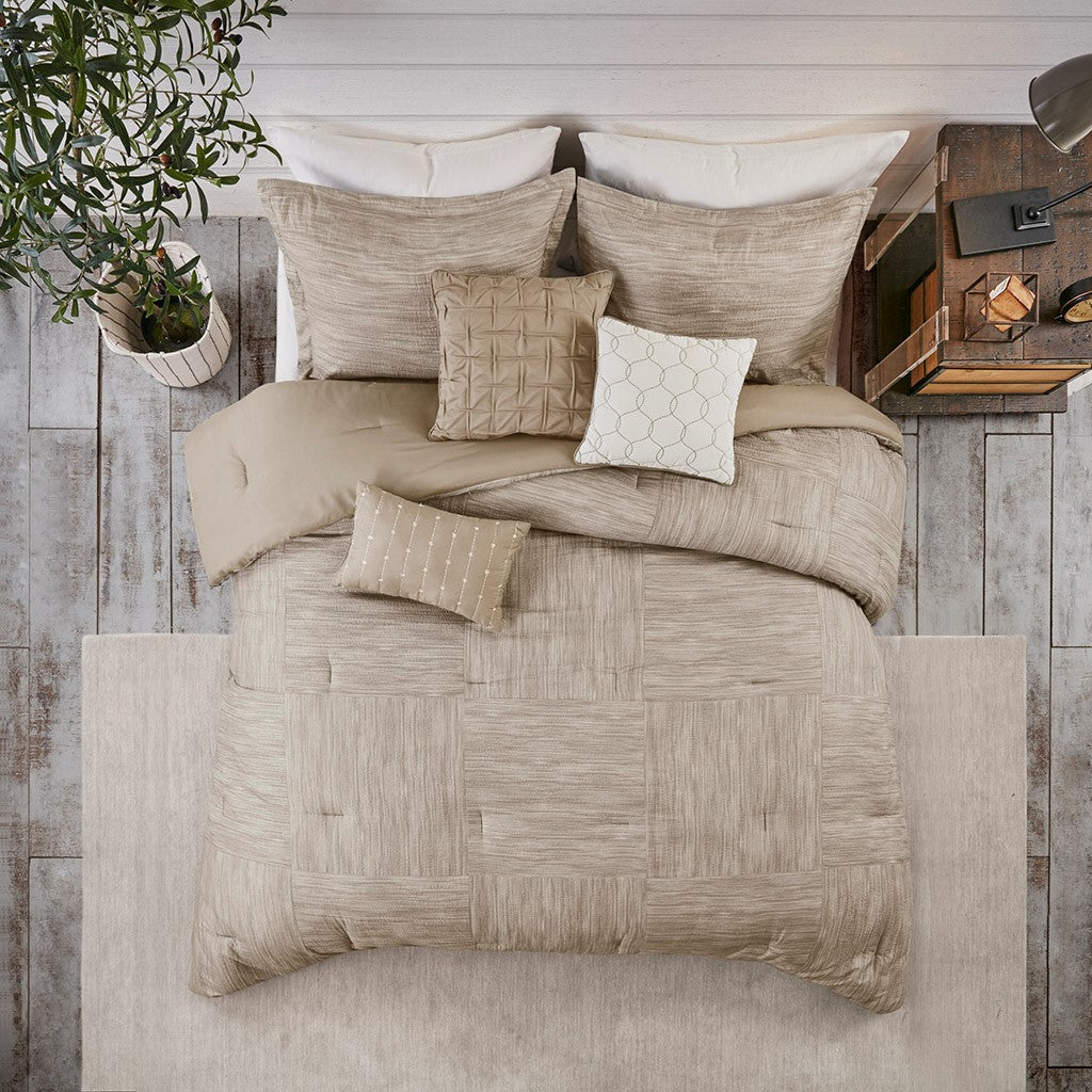 Walter 7 Piece Comforter Set Comforter Sets By JLA HOME/Olliix (E & E Co., Ltd)