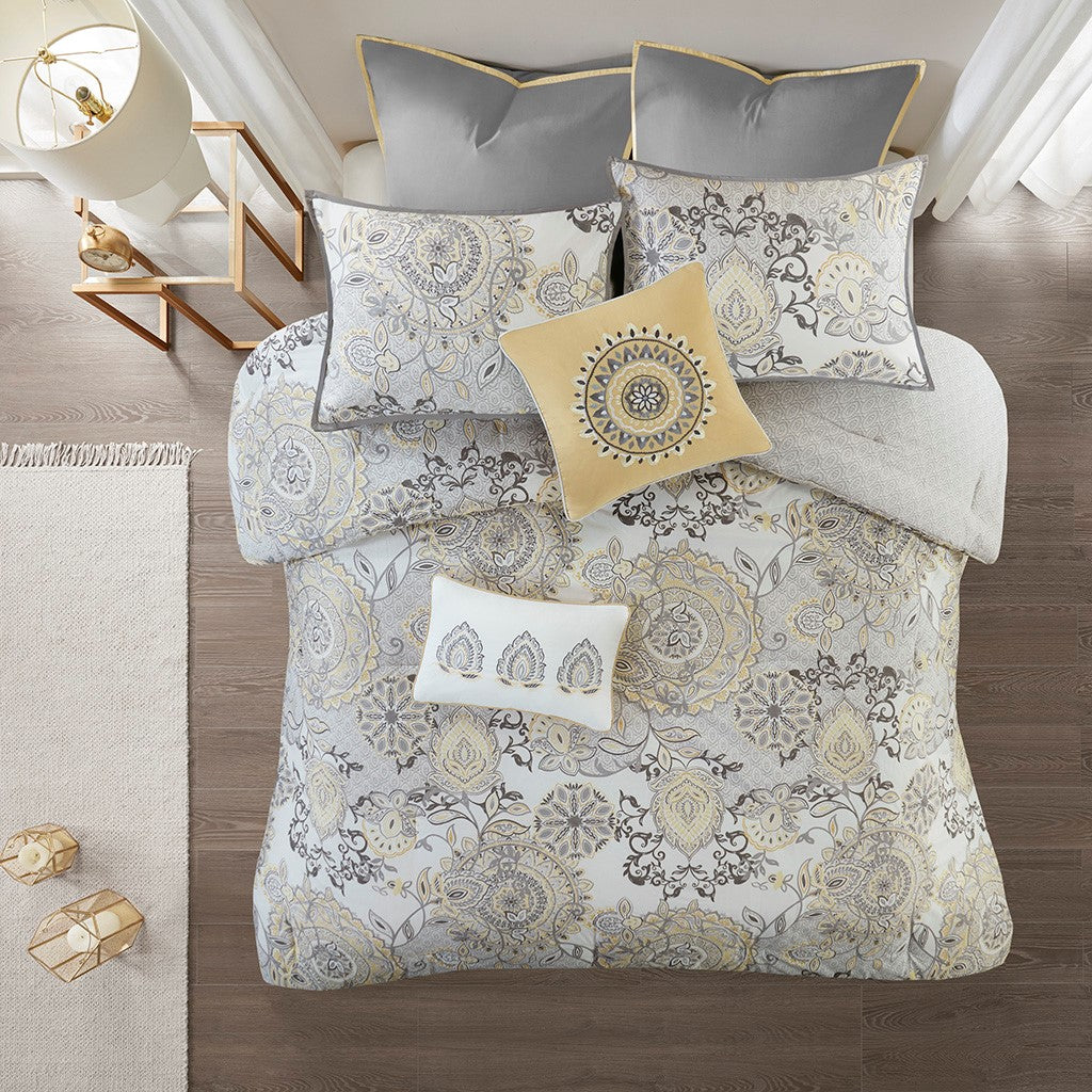 Isla 8 Piece Reversible Comforter Set Comforter Sets By JLA HOME/Olliix (E & E Co., Ltd)
