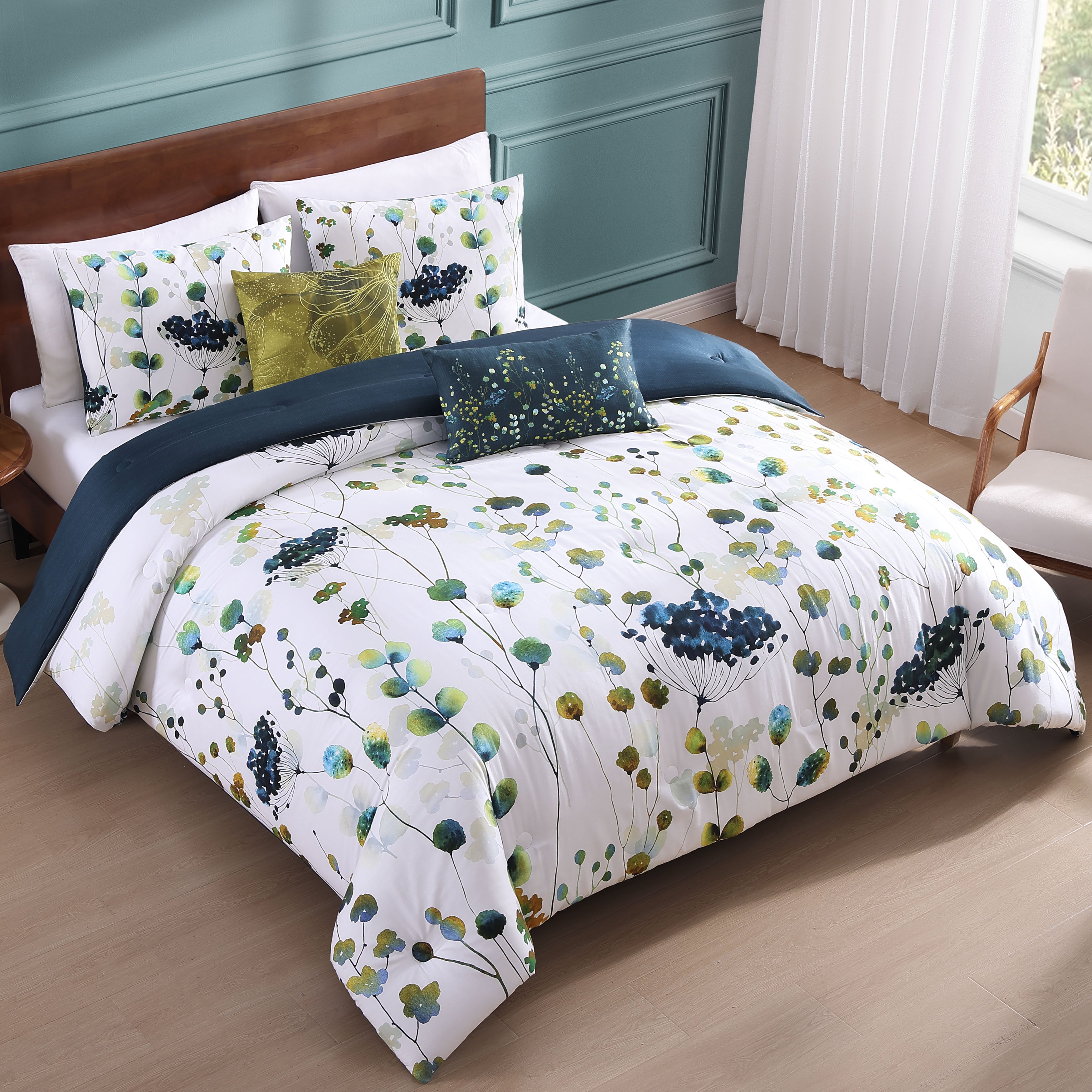 Bebejan Abstract Vines 5 Piece Reversible Comforter Set Comforter Sets By Bebejan®