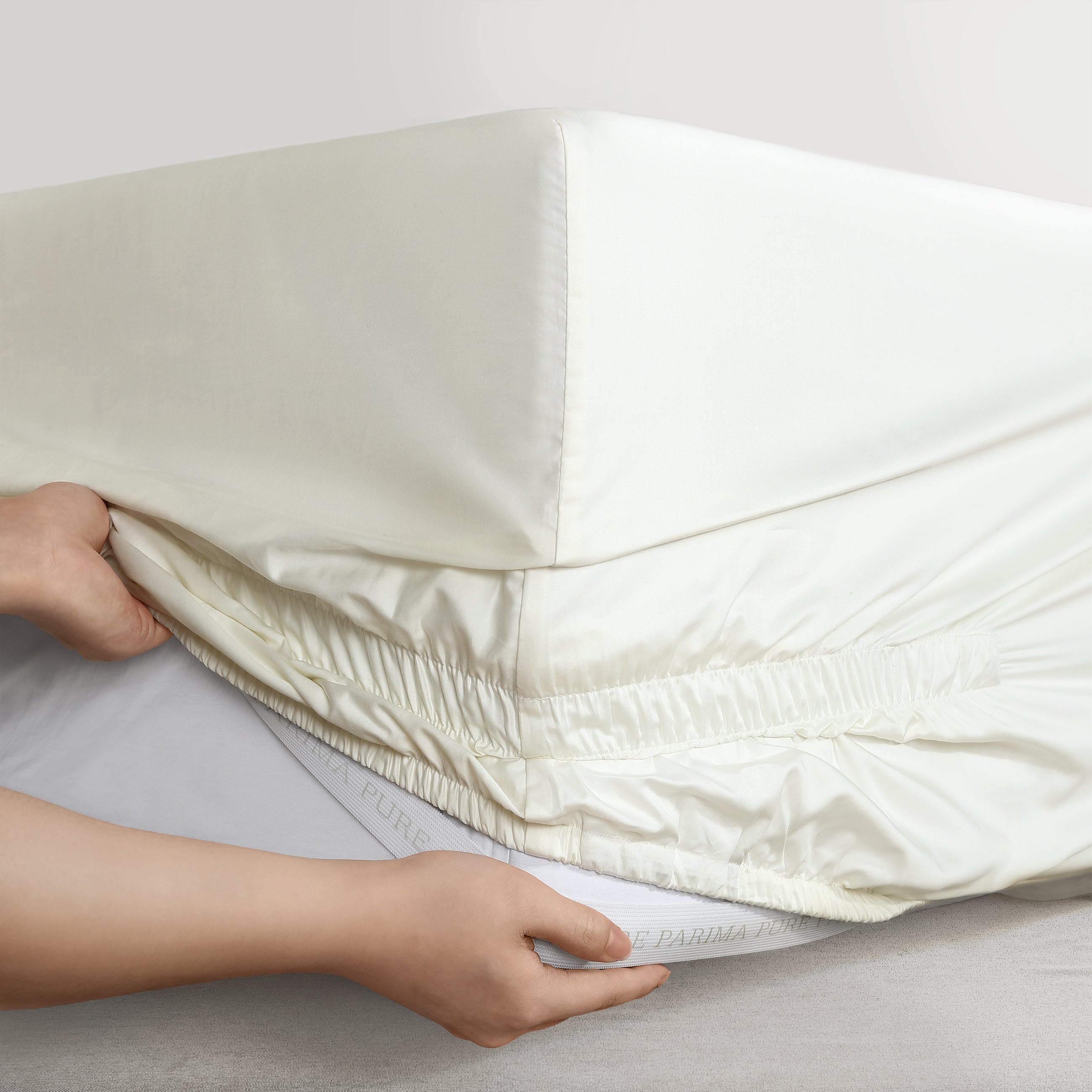Silken Sateen TENCEL™ Fitted Sheet Fitted Sheet By Pure Parima