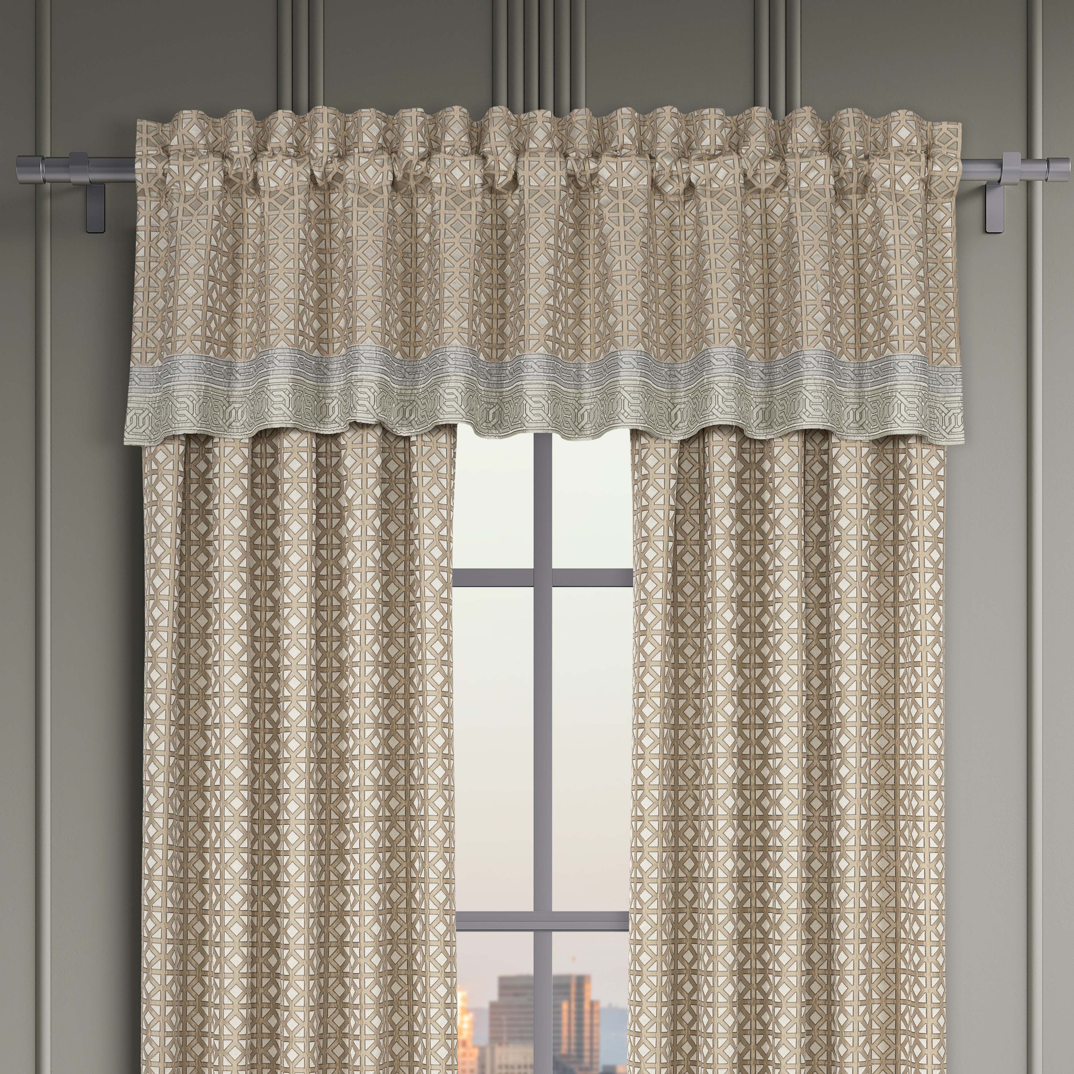 Alaro Spa Straight Window Valance Window Valances By J. Queen New York