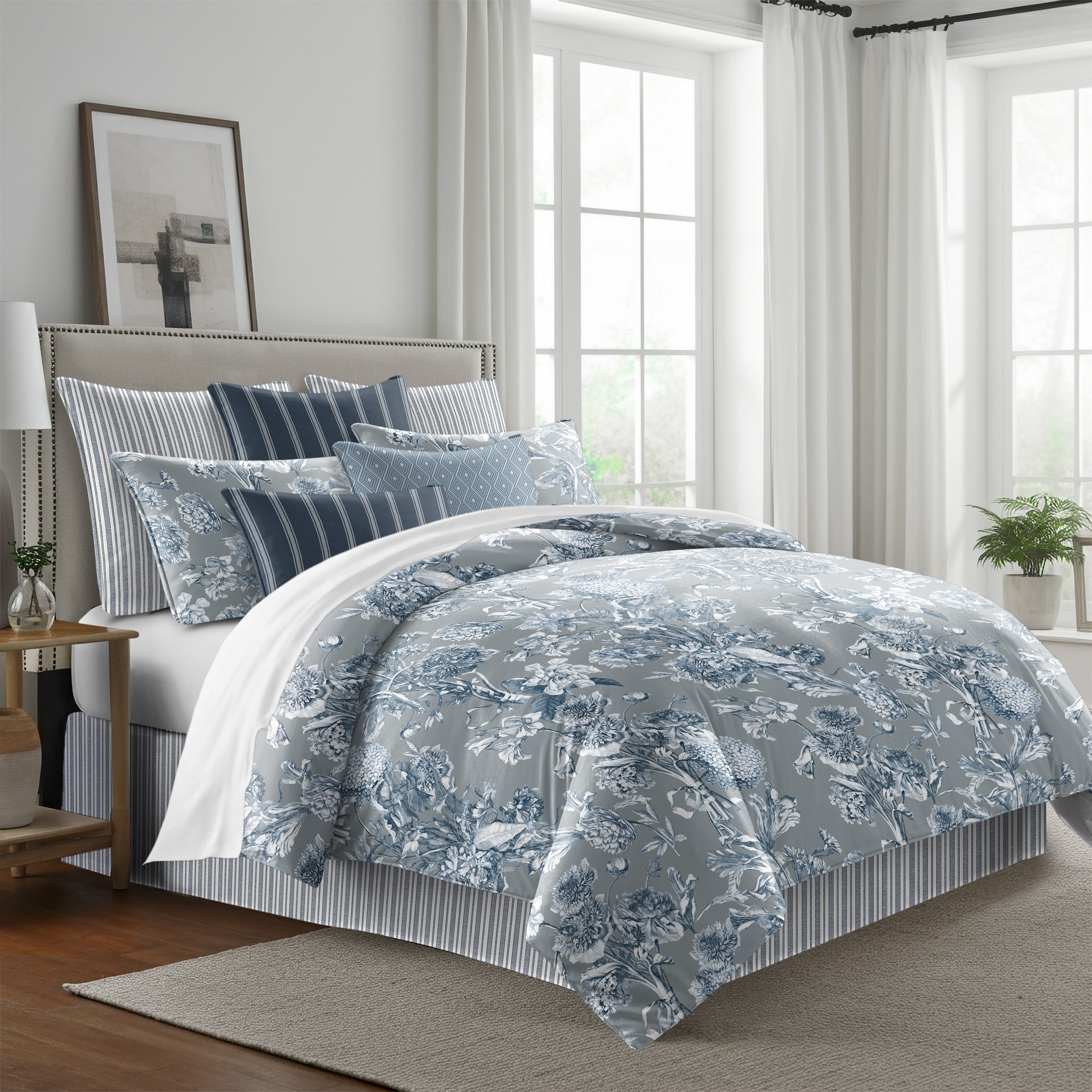 Alexandria Shadow 8 Piece Coverlet Set Coverlet By Colcha Linens