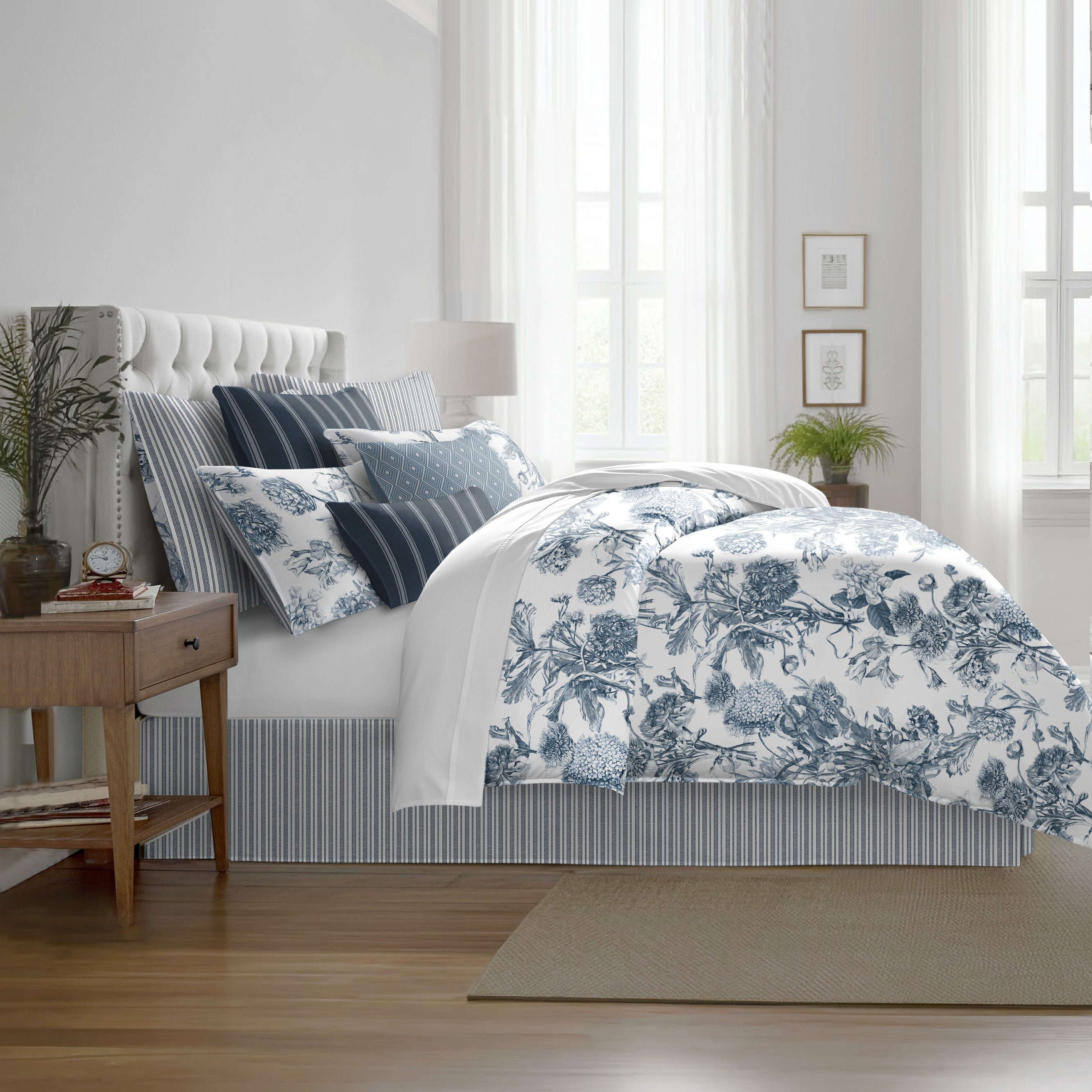 Alexandria White 8 Piece Comforter Set Comforter Sets By Colcha Linens