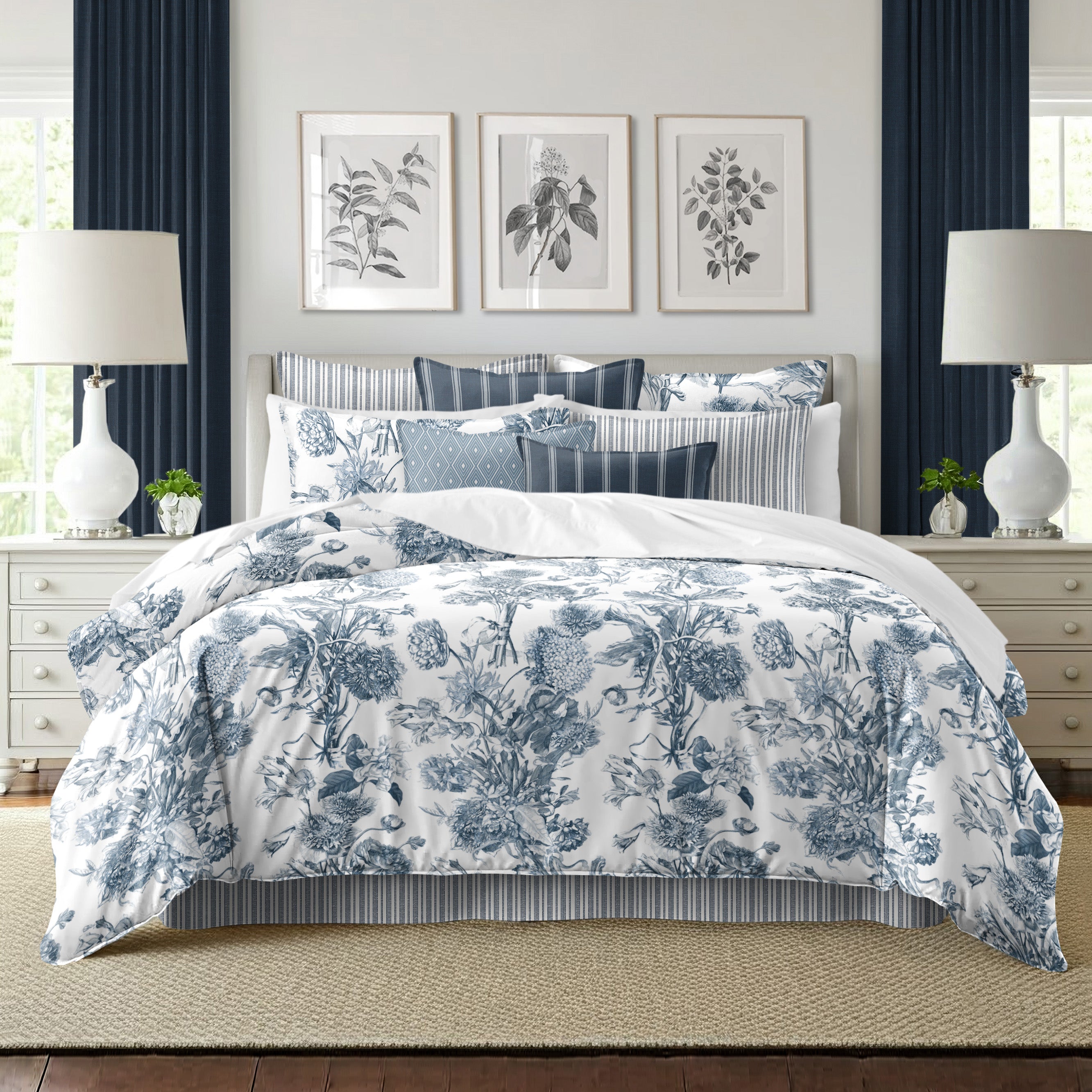 Alexandria White 8 Piece Comforter Set Comforter Sets By Colcha Linens