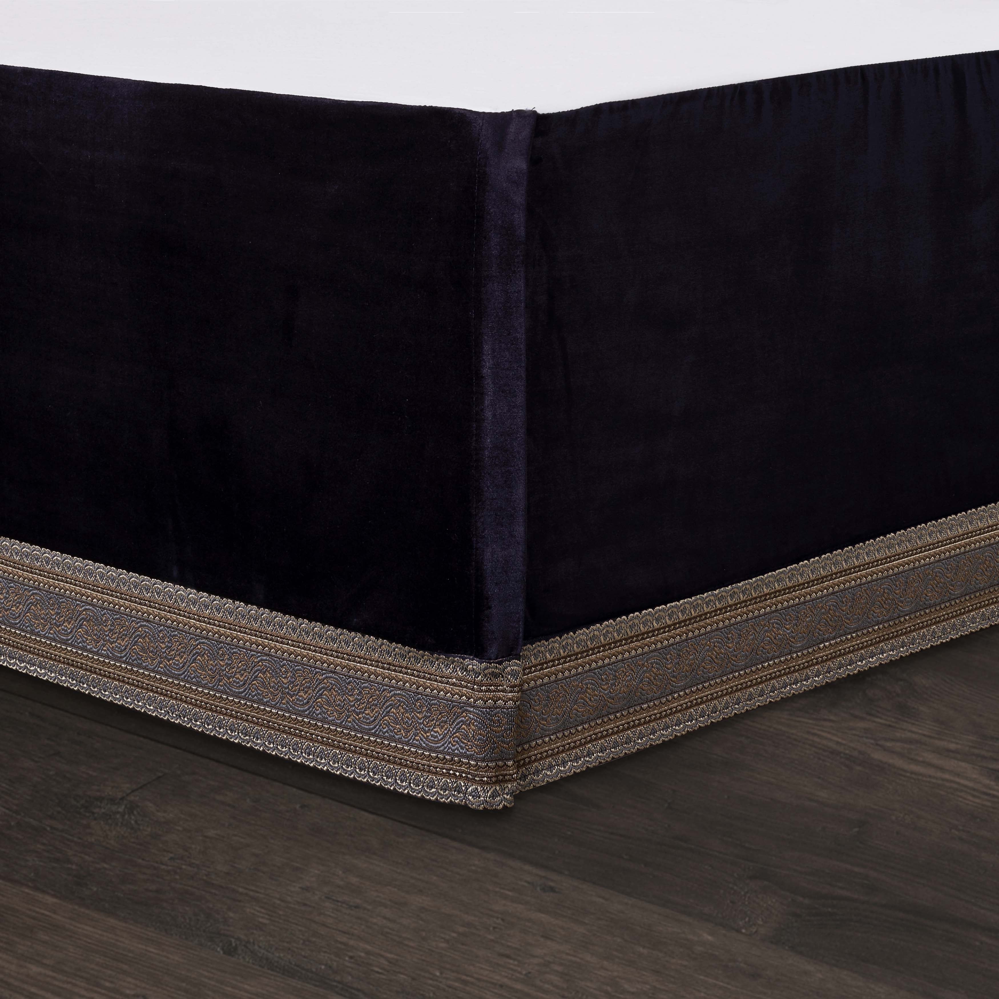 Amara Indigo 4 Piece Comforter Set Comforter Sets By J. Queen New York