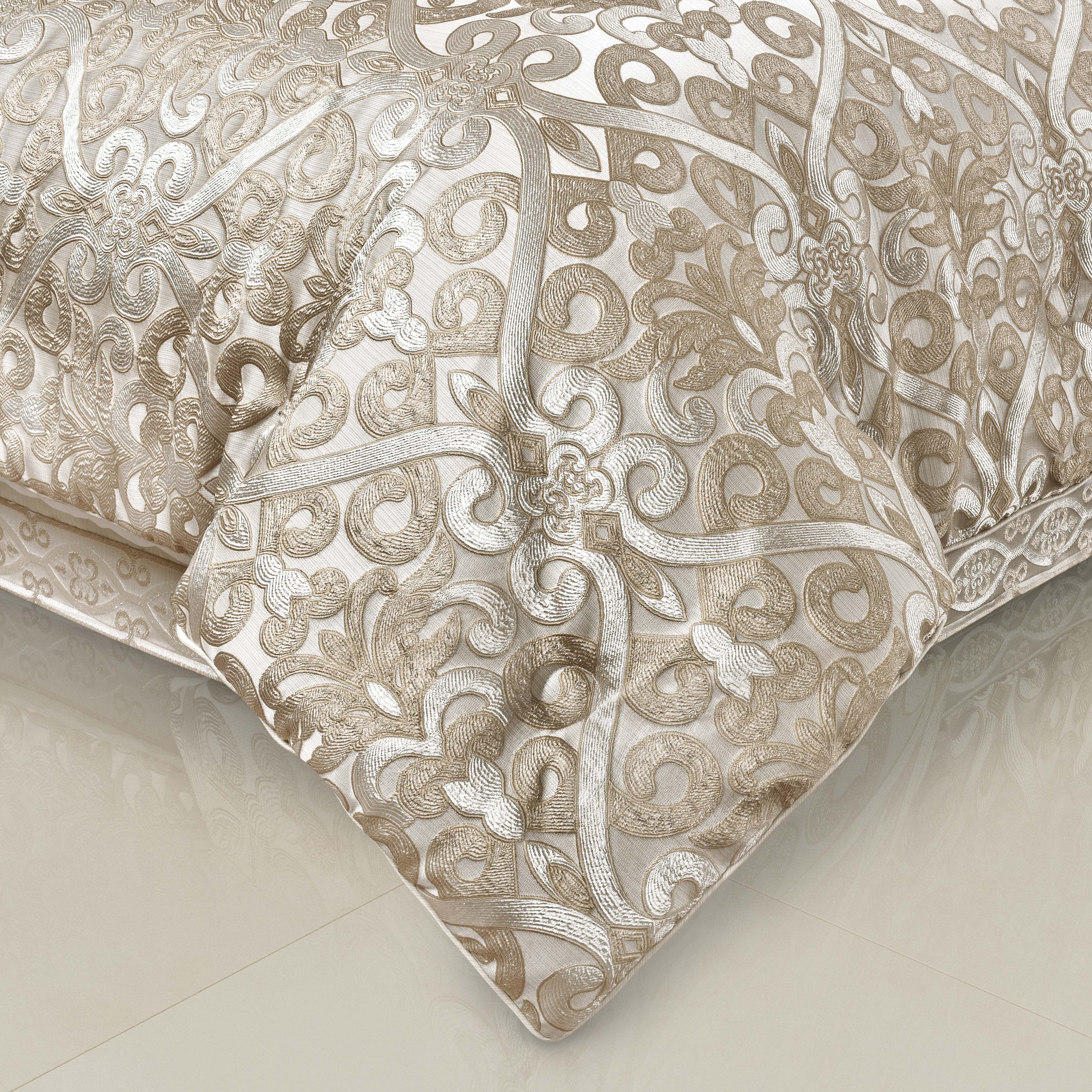 Amaretto Gold 4 Piece Comforter Set Comforter Sets By J. Queen New York