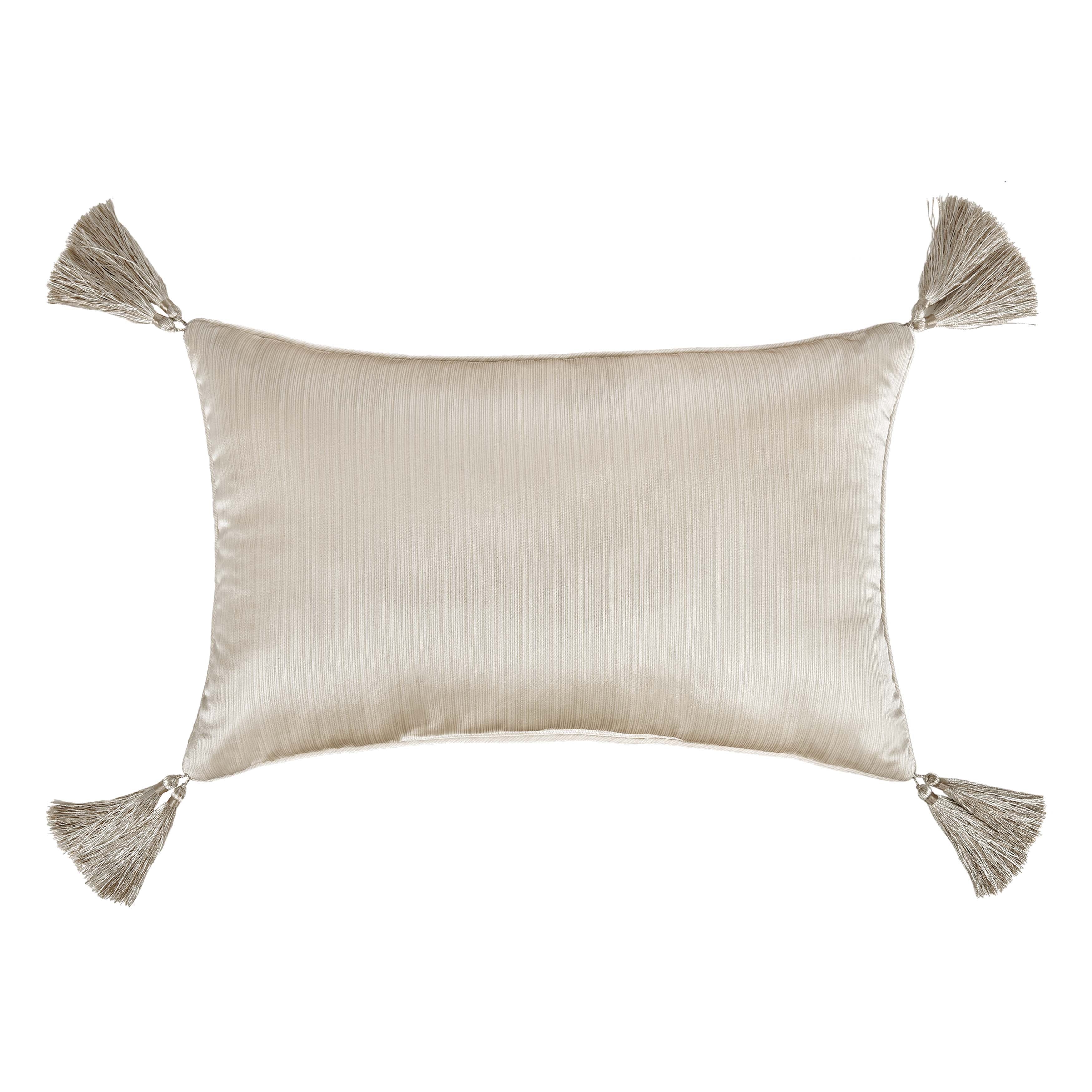 Amaretto Gold Boudoir Decorative Thow Pillow 22" x 14" Throw Pillows By J. Queen New York