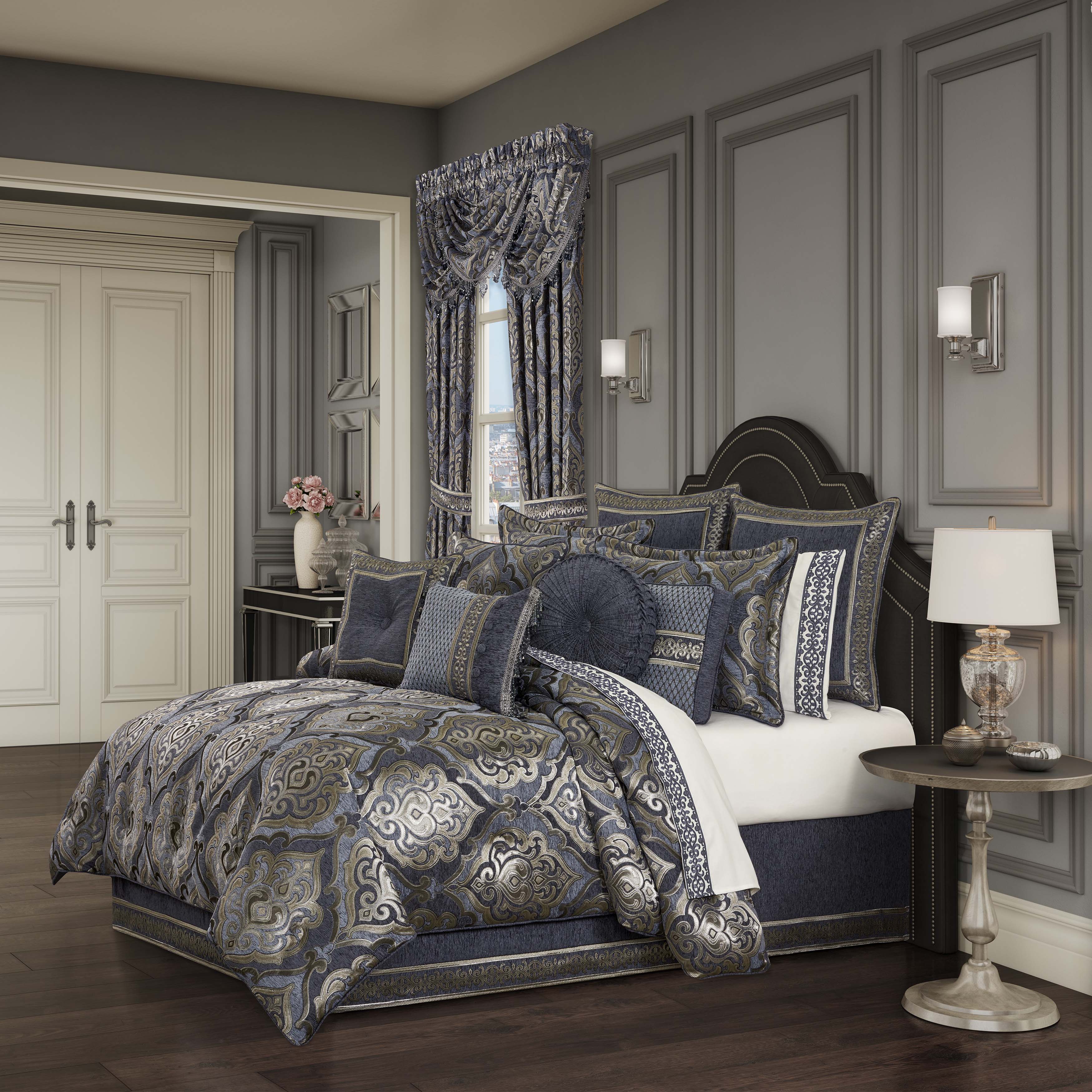 J Queen Amici 4 Piece Comforter Set in King-Final Sale Comforter Sets By US Office - Latest-bedding