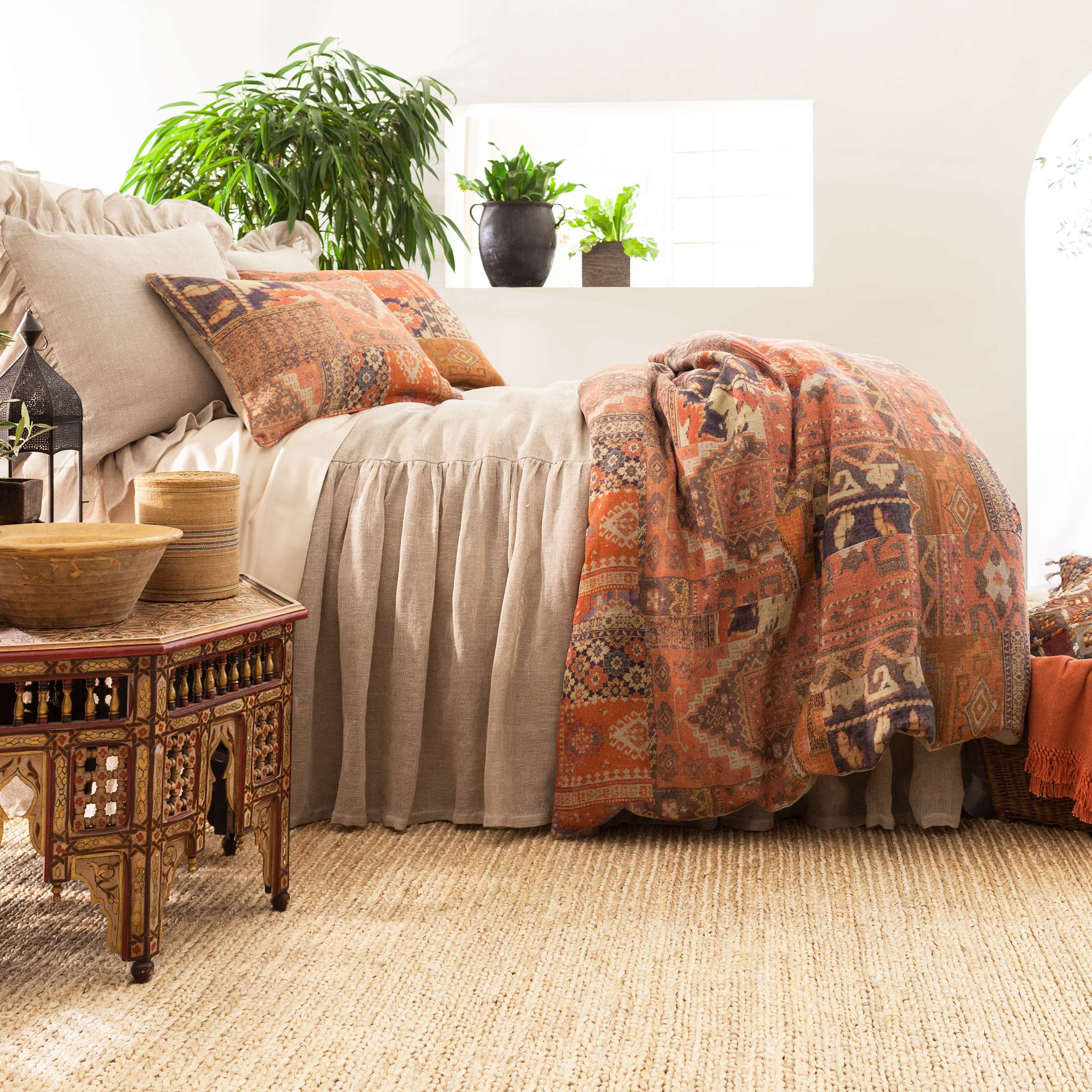 Anatolia Linen Duvet Cover Duvet Covers By Annie Selke