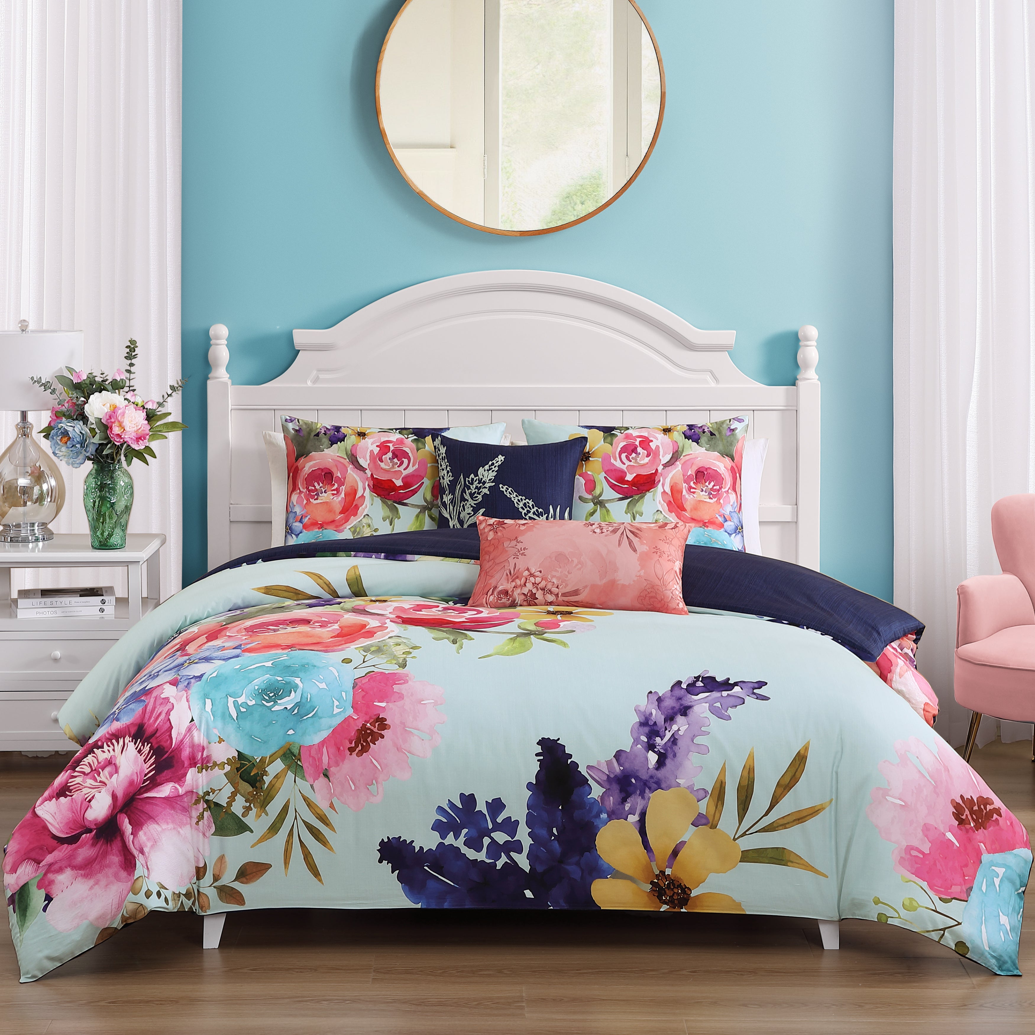 Bebejan Aqua Fiesta 5 Piece Reversible Comforter Set Comforter Sets By Bebejan®