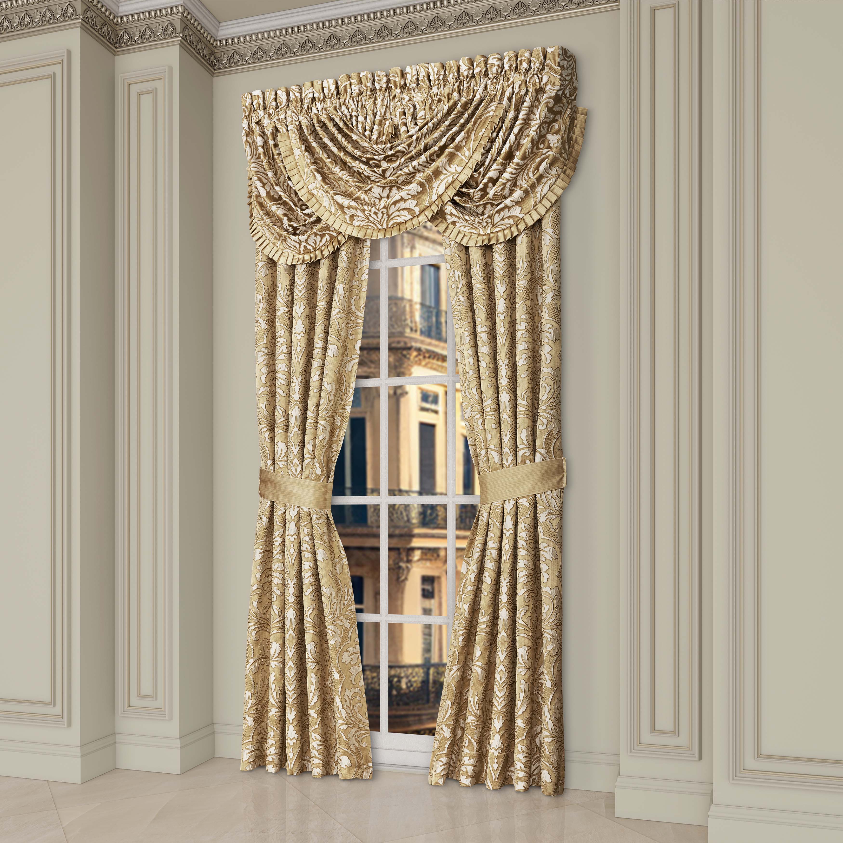 Aurelia Gold Window Panel Pair Window Panels By J. Queen New York
