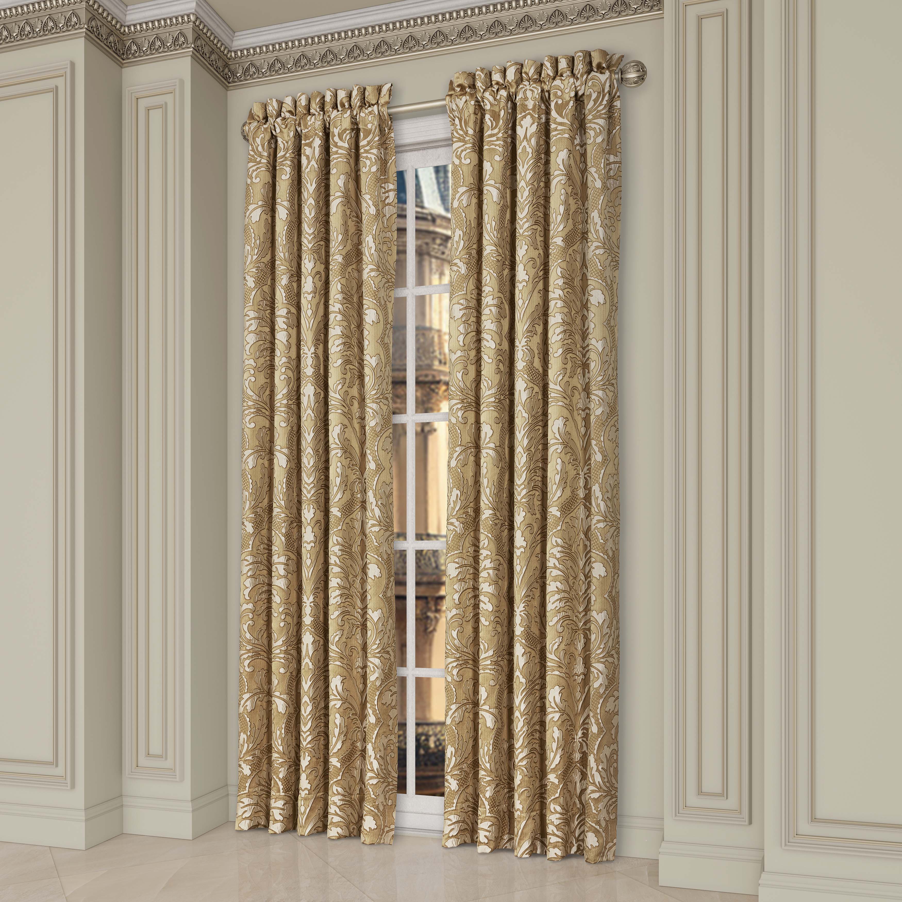 Aurelia Gold Window Panel Pair Window Panels By J. Queen New York