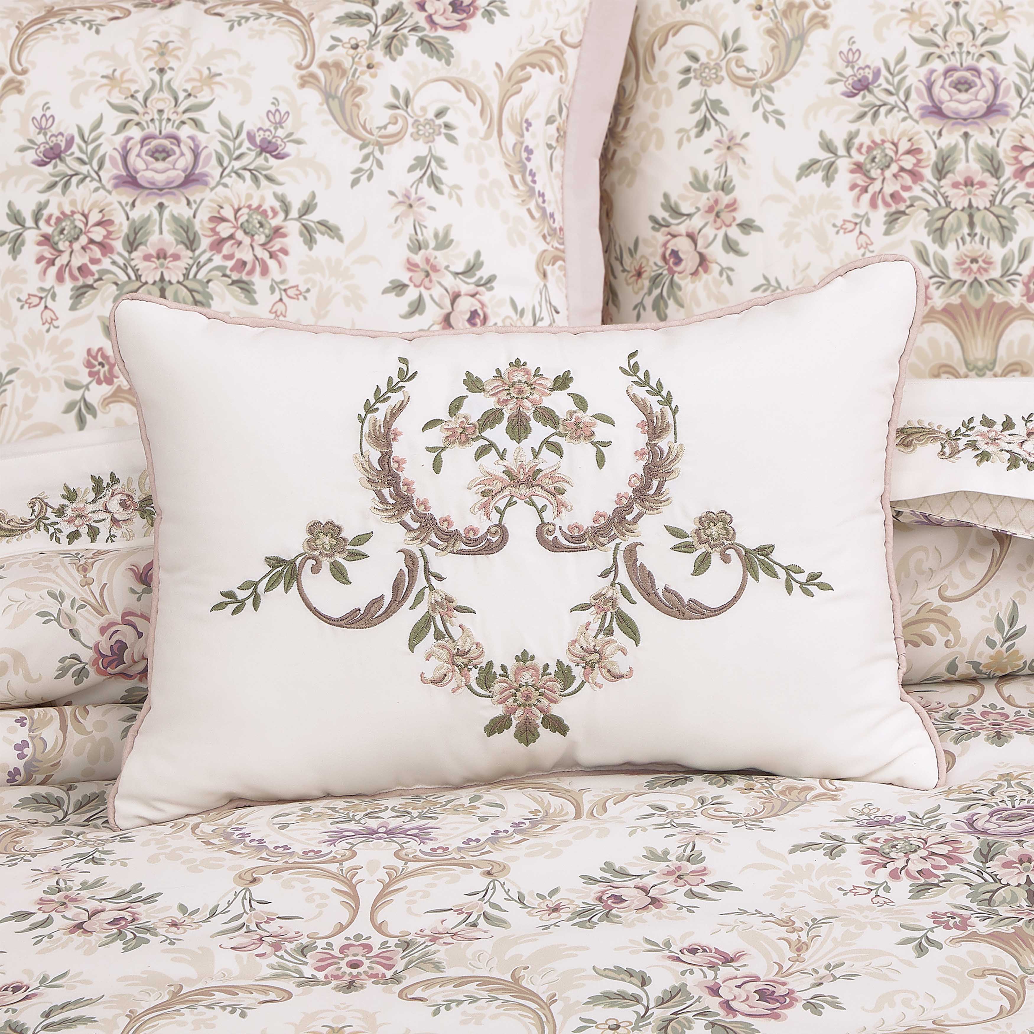 Avant Garden Boudoir Decorative Throw Pillow 19" x 13" Throw Pillows By J. Queen New York