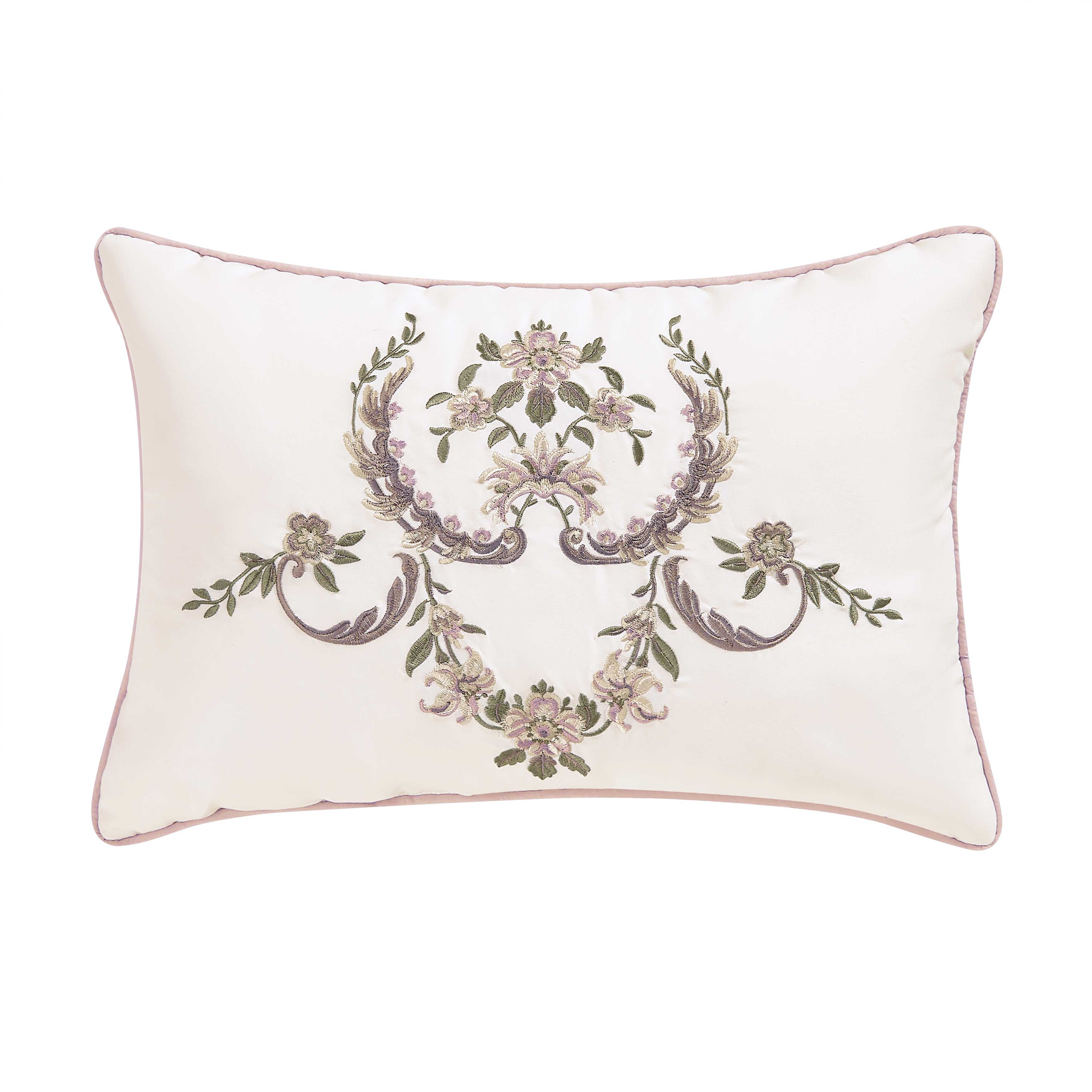 Avant Garden Boudoir Decorative Throw Pillow 19" x 13" Throw Pillows By J. Queen New York