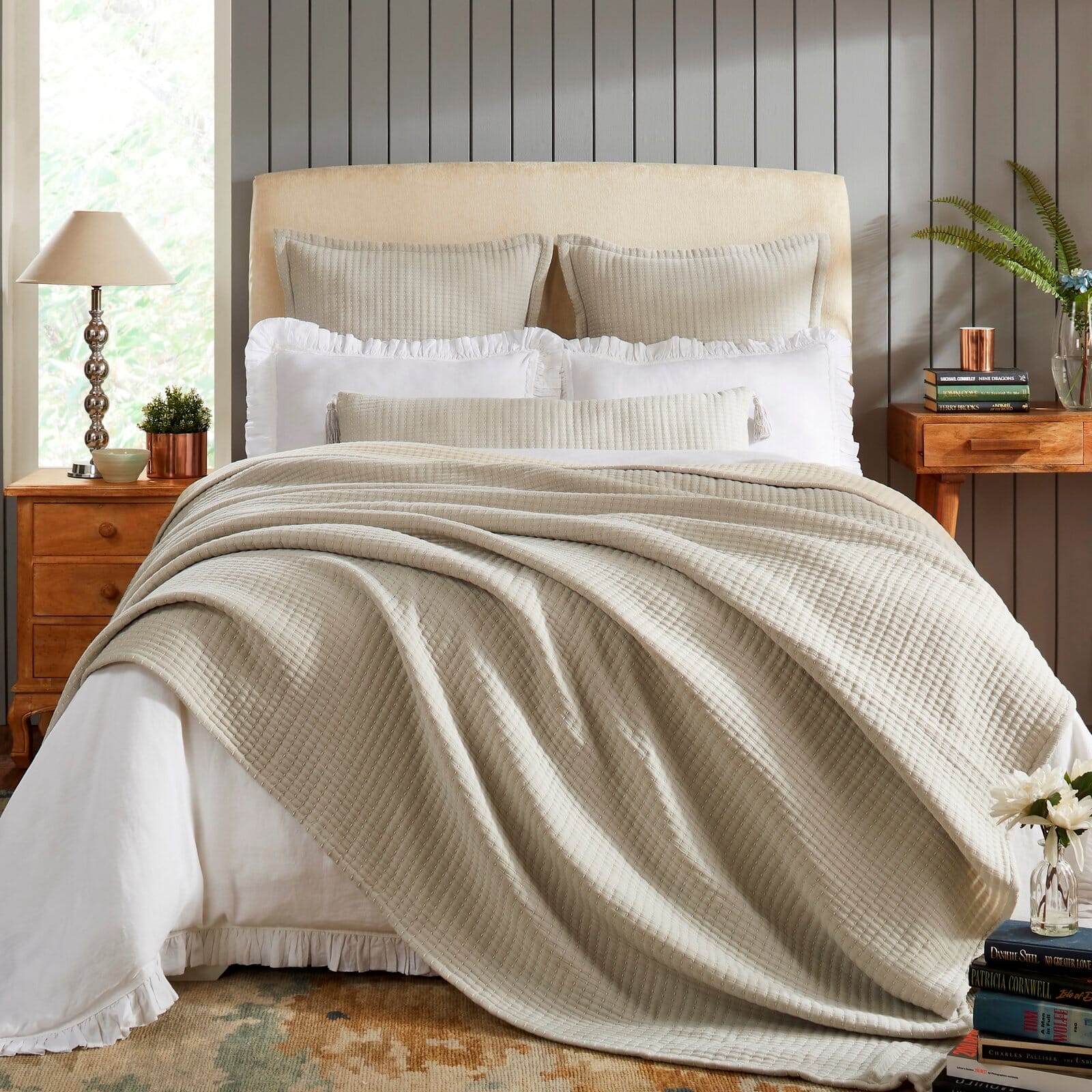 Molly Cotton Woven Blanket Blanket By Orchids Lux Home