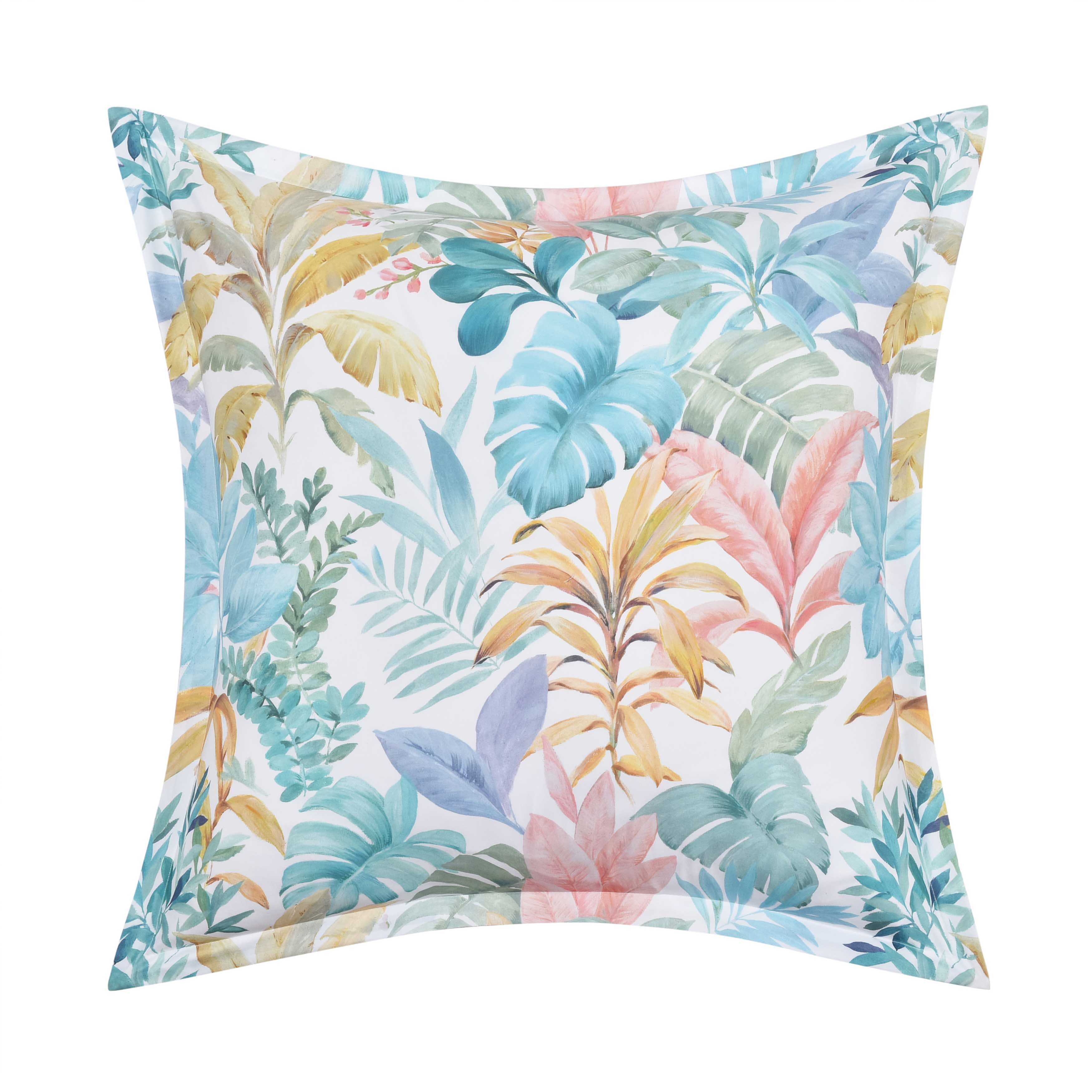 Bahama Aqua Euro Sham Euro Sham By J. Queen New York